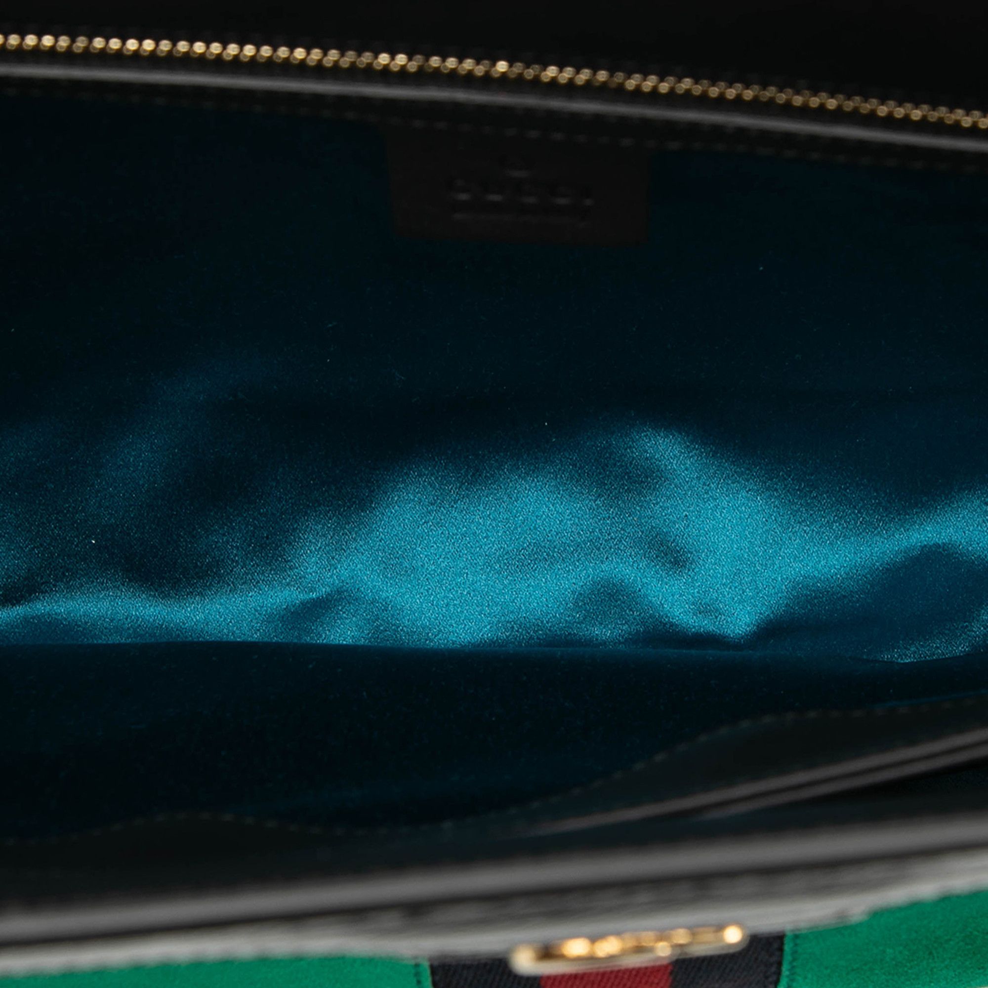 Gucci Gucci Medium Suede Web Ophidia Chain Shoulder Bag Size ONE SIZE - 4 Thumbnail