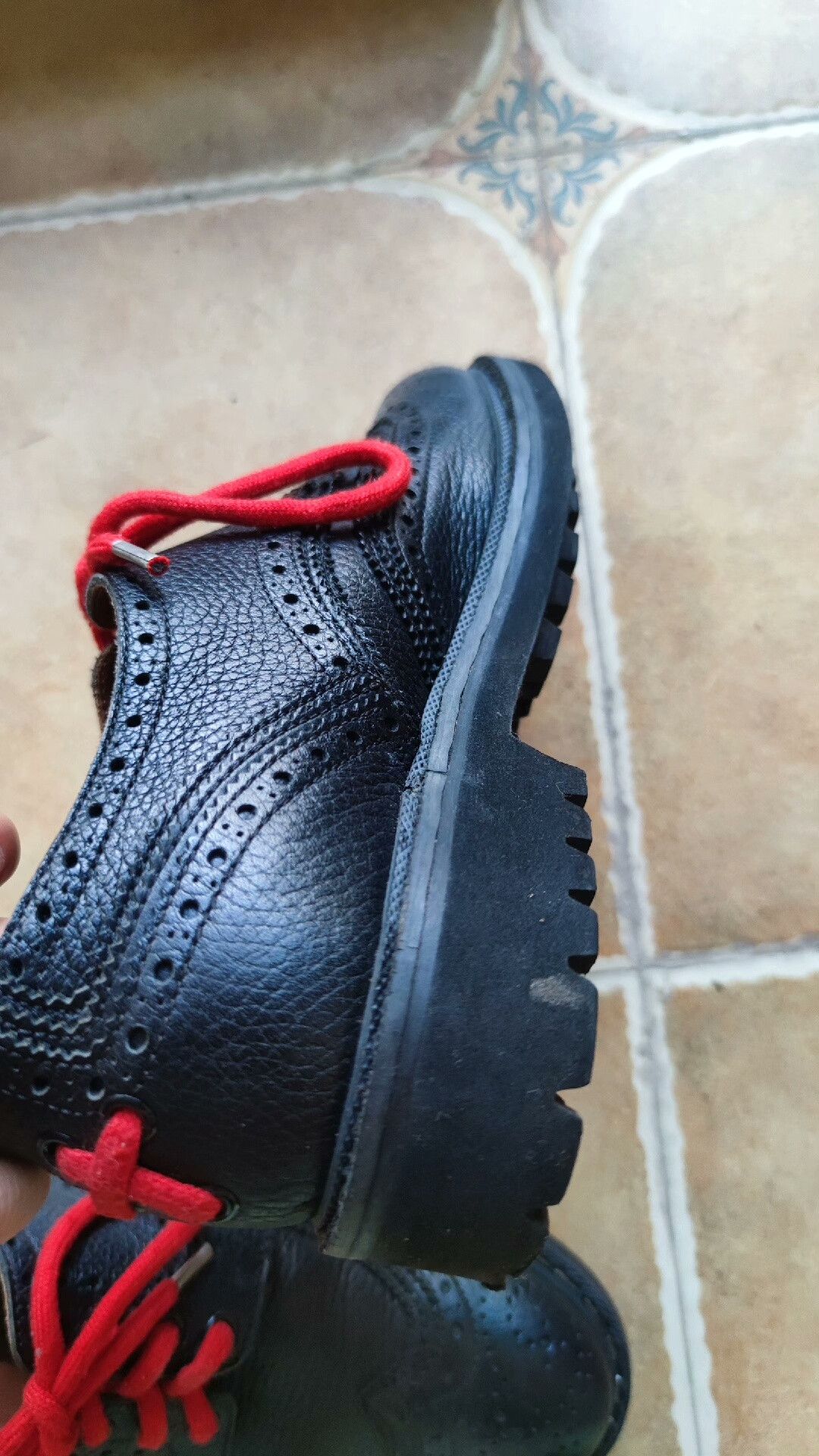 Givenchy Givenchy Black Red Derby Shoes Size US 6 / EU 39 - 4 Thumbnail