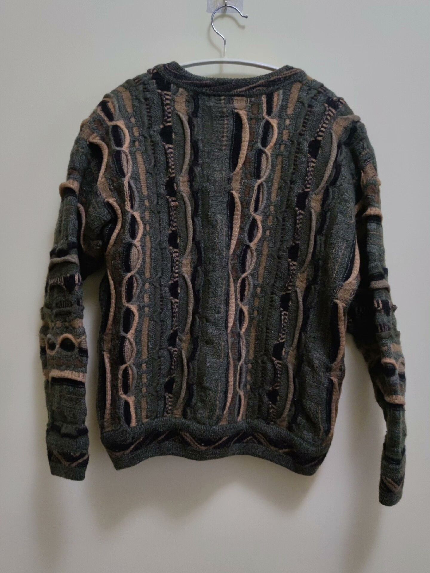 Coogi Coogi Gradient Knitted Wool Cardigan Size US M / EU 48-50 / 2 - 4 Thumbnail