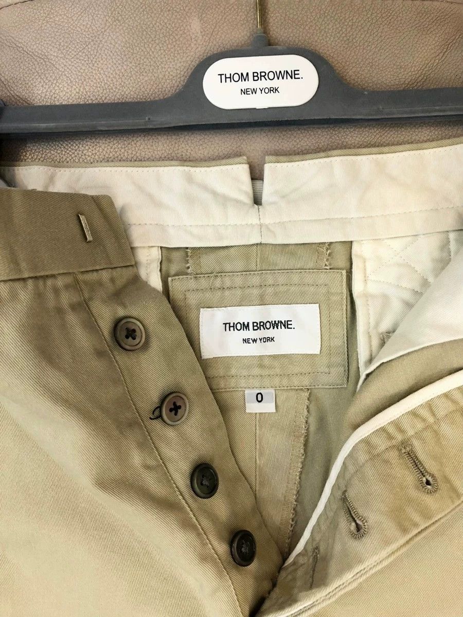 Thom Browne Thom Browne Khaki Men's Shorts Size US 26 / EU 42 - 4 Thumbnail