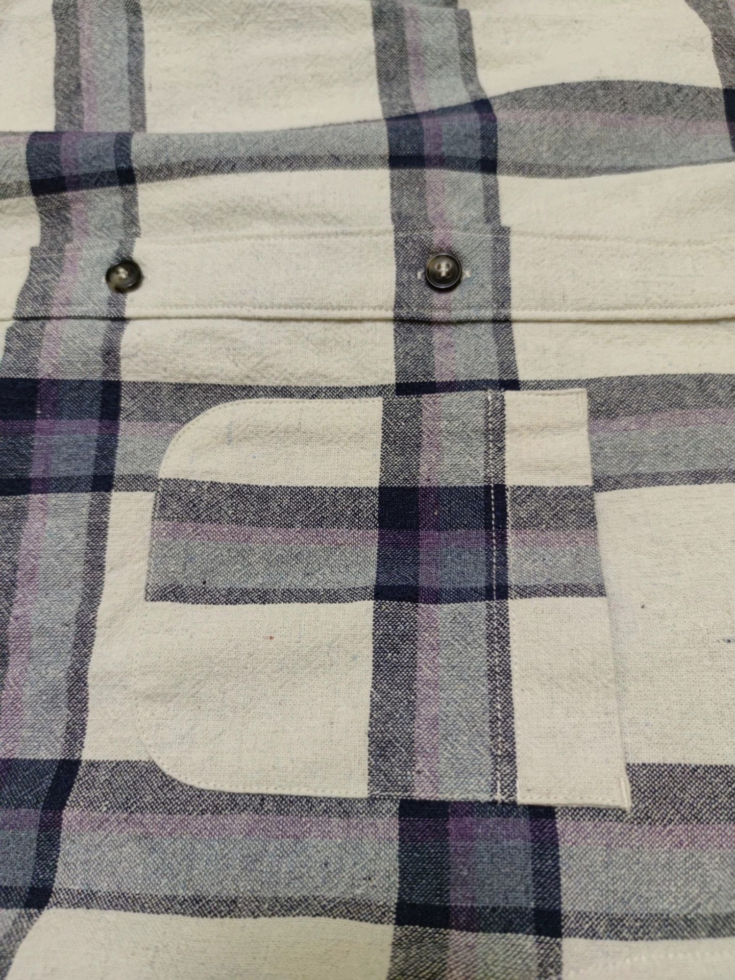 A.P.C. A.P.C. Men's Checkered Shirt Size US M / EU 48-50 / 2 - 4 Thumbnail