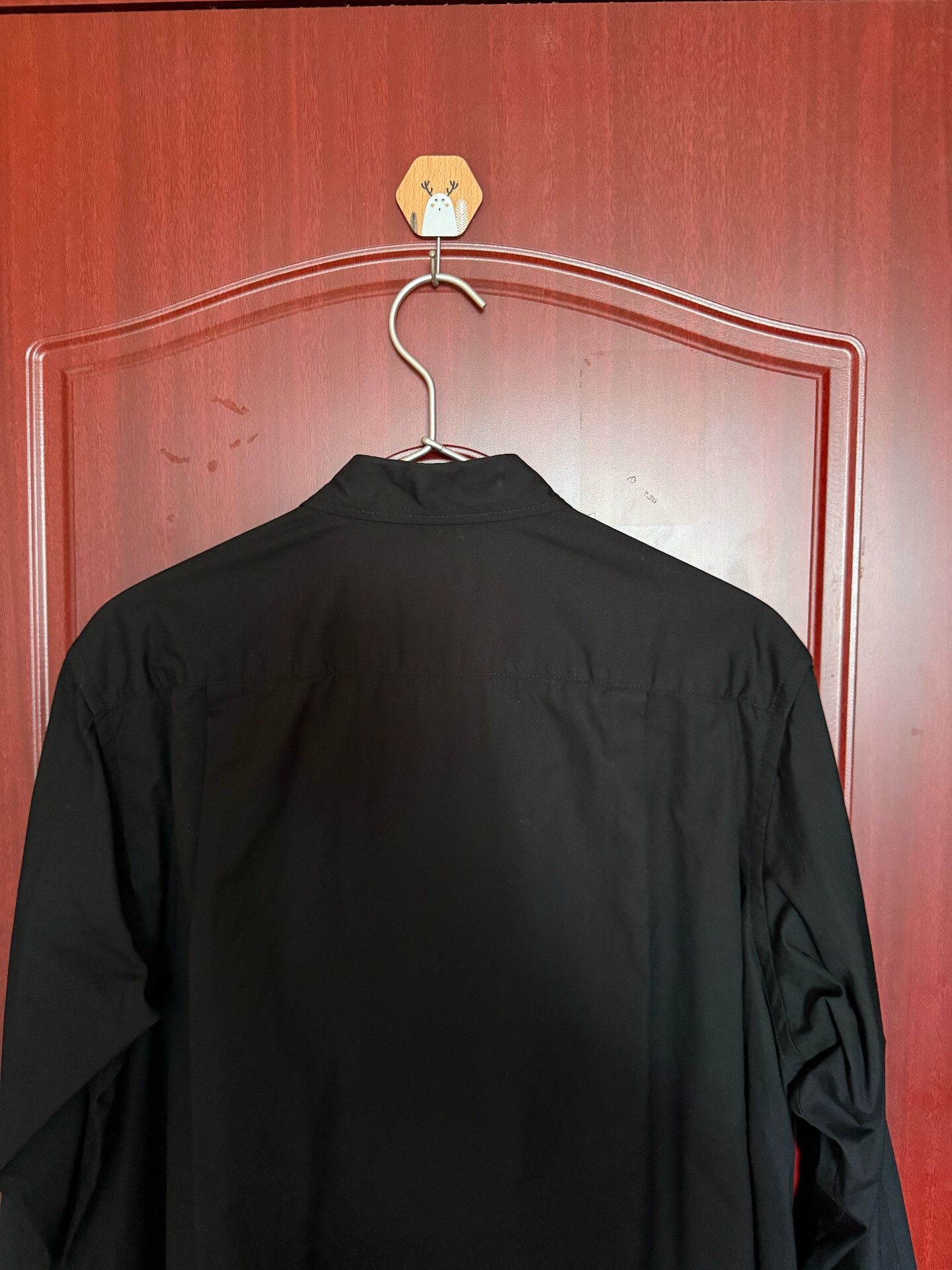 Yohji Yamamoto Yohji Yamamoto Black Cotton Shirt Size US L / EU 52-54 / 3 - 9 Thumbnail