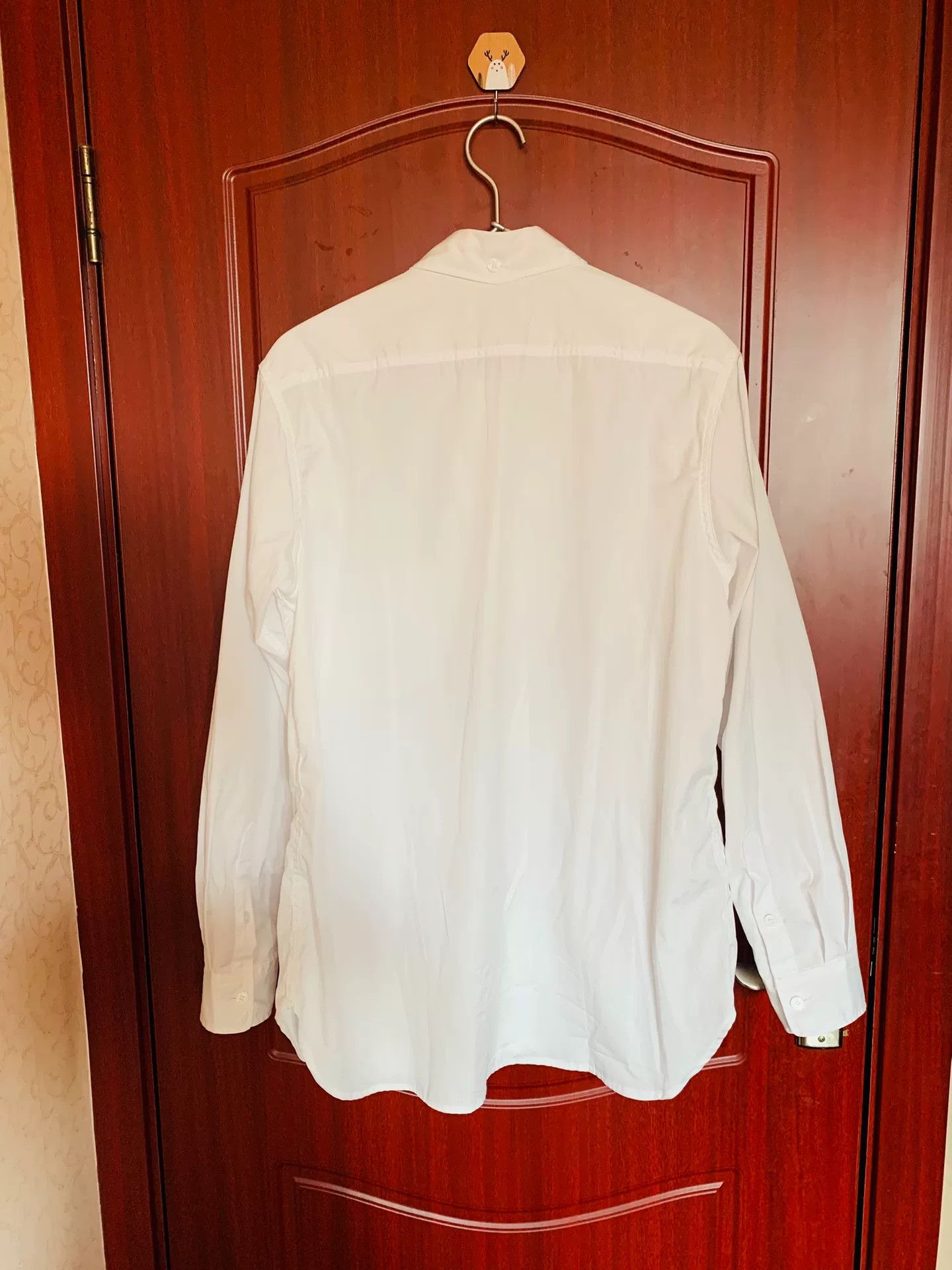 Yohji Yamamoto Yohji Yamamoto White Dress Shirt Size 3 Size US L / EU 52-54 / 3 - 5 Thumbnail