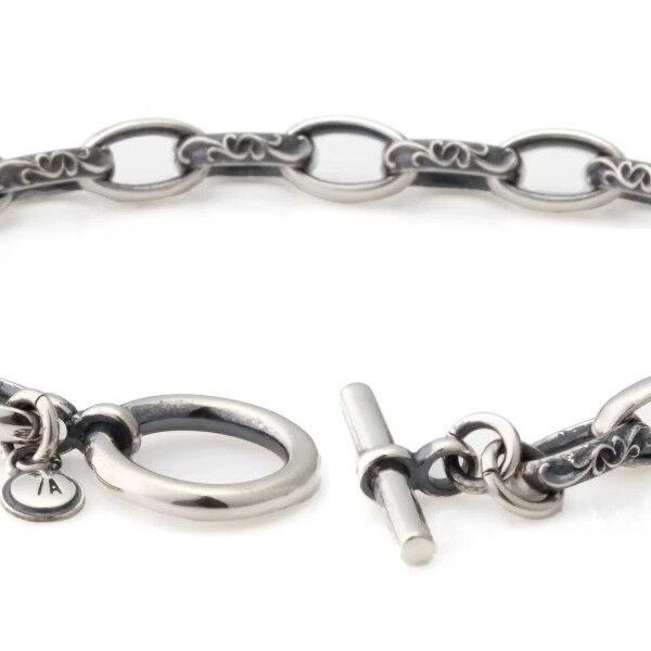 AQUA AQUA SILVER Chain Bracelet with Floral Engraving Size ONE SIZE - 8 Thumbnail
