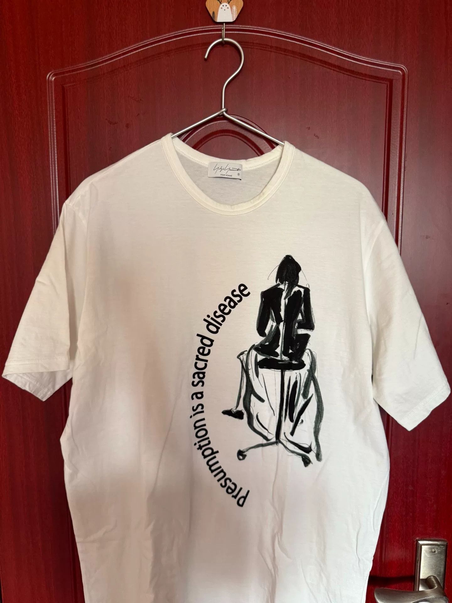 Yohji Yamamoto Yohji Yamamoto Short Sleeve T-Shirt Size US L / EU 52-54 / 3 - 2 Thumbnail