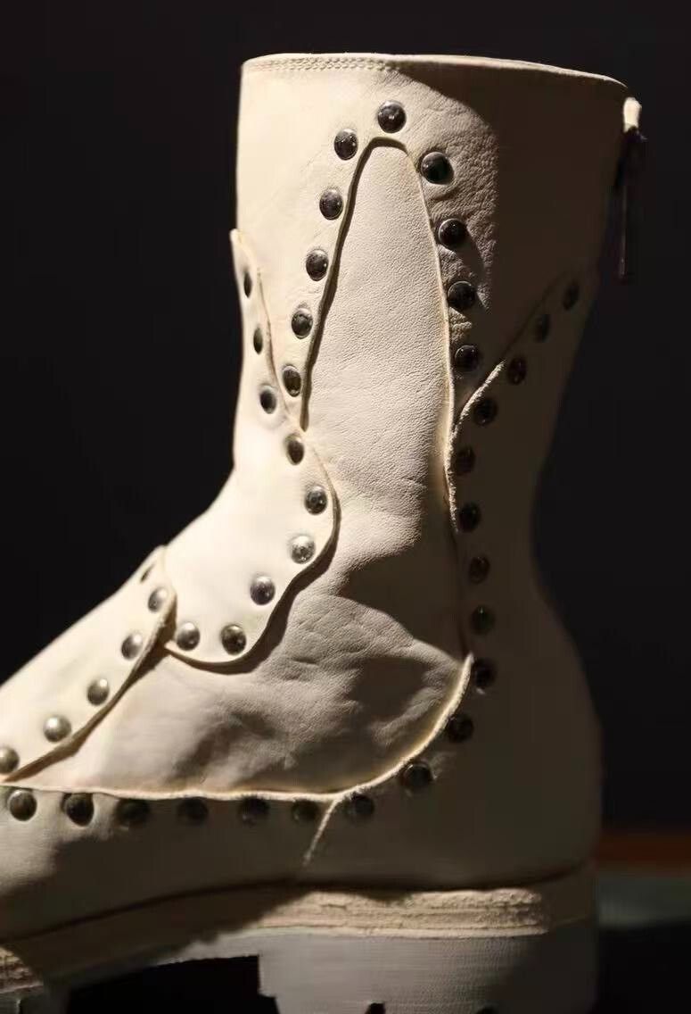 Guidi GUIDI 788V_RV Studded Ankle Boots Size US 6 / IT 36 - 4 Thumbnail