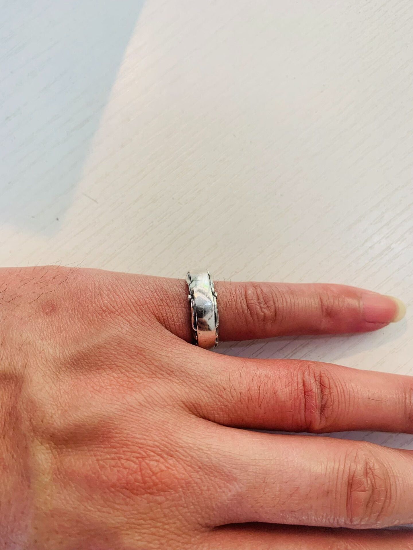 AQUA Silver925 Japanese Ring Size 9 Size ONE SIZE - 6 Thumbnail