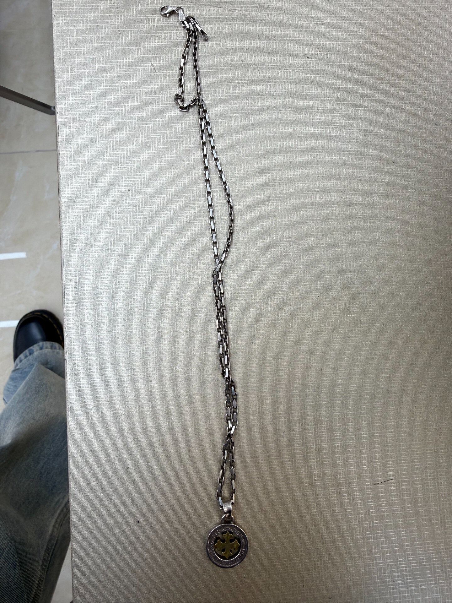 AQUA Elegant Silver Chain Necklace with Pendant Size ONE SIZE - 2 Thumbnail