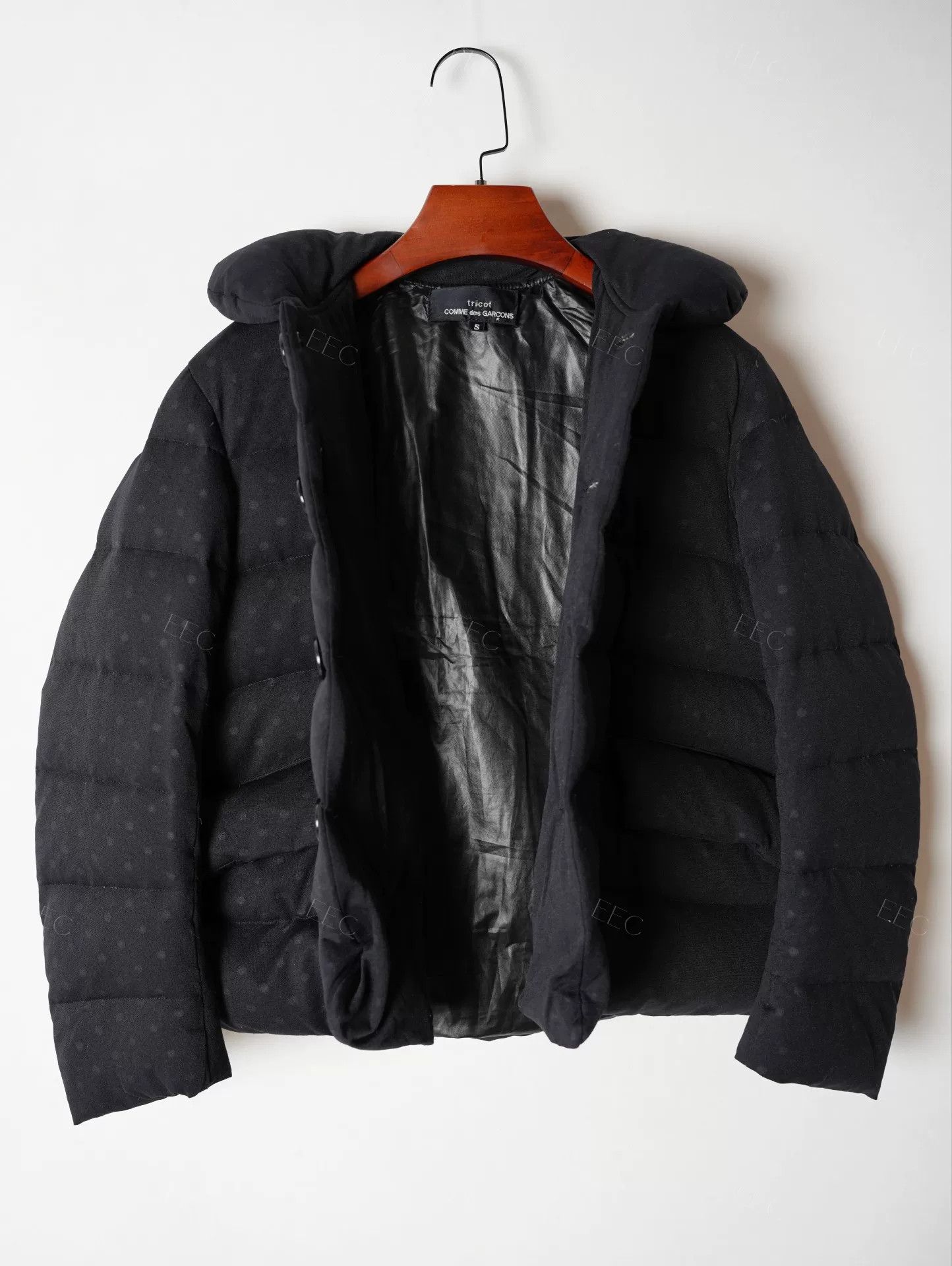 Comme des Garcons COMME des GARÇONS Black Polka Dot Puffer Jacket Size S / US 4 / IT 40 - 3 Thumbnail