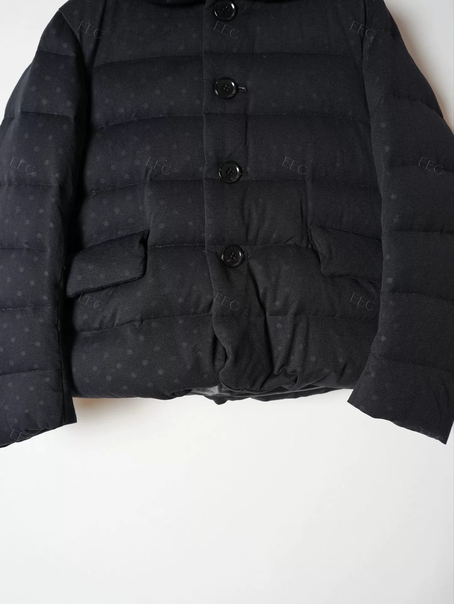 Comme des Garcons COMME des GARÇONS Black Polka Dot Puffer Jacket Size S / US 4 / IT 40 - 8 Thumbnail