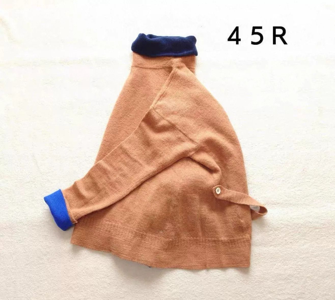45rpm Brown Wool Cashmere Turtleneck Sweater Size XS / US 0-2 / IT 36-38 - 9 Thumbnail