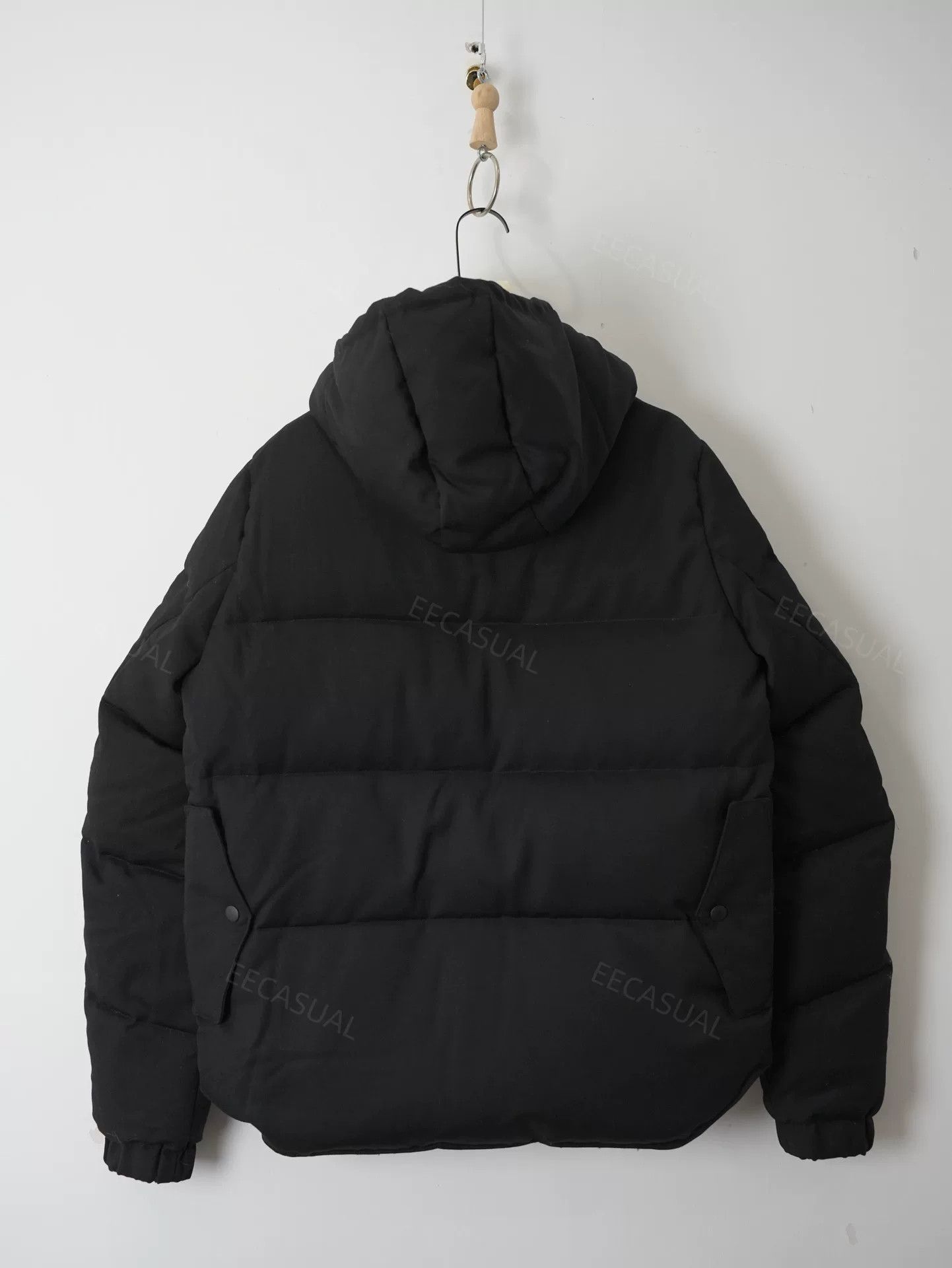 Yohji Yamamoto Yohji Yamamoto Black Wool Down Jacket Size US M / EU 48-50 / 2 - 2 Thumbnail