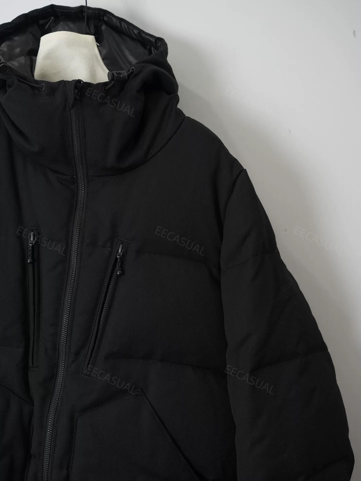 Yohji Yamamoto Yohji Yamamoto Black Wool Down Jacket Size US M / EU 48-50 / 2 - 7 Thumbnail