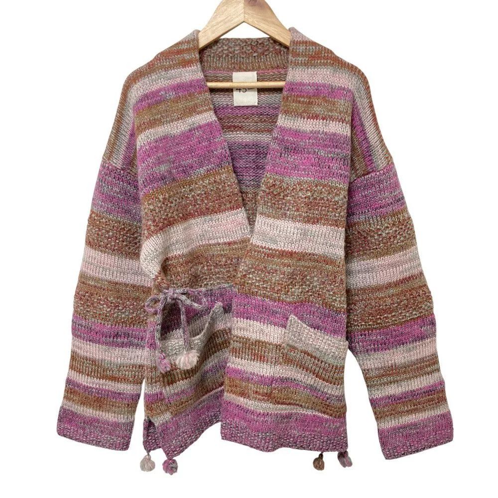 45rpm Pink Knit Cardigan Sweater from Japan Size M / US 6-8 / IT 42-44 - 5 Thumbnail