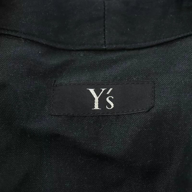 Yohji Yamamoto Y's Black Long Sleeve Dress Coat Size M / US 6-8 / IT 42-44 - 4 Thumbnail