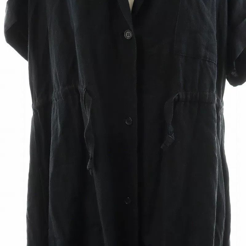 Yohji Yamamoto Y's Black Long Sleeve Dress Coat Size M / US 6-8 / IT 42-44 - 6 Thumbnail