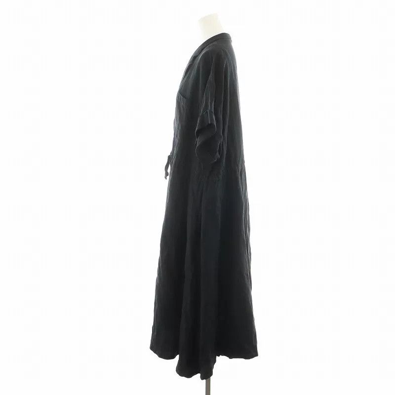 Yohji Yamamoto Y's Black Long Sleeve Dress Coat Size M / US 6-8 / IT 42-44 - 2 Thumbnail