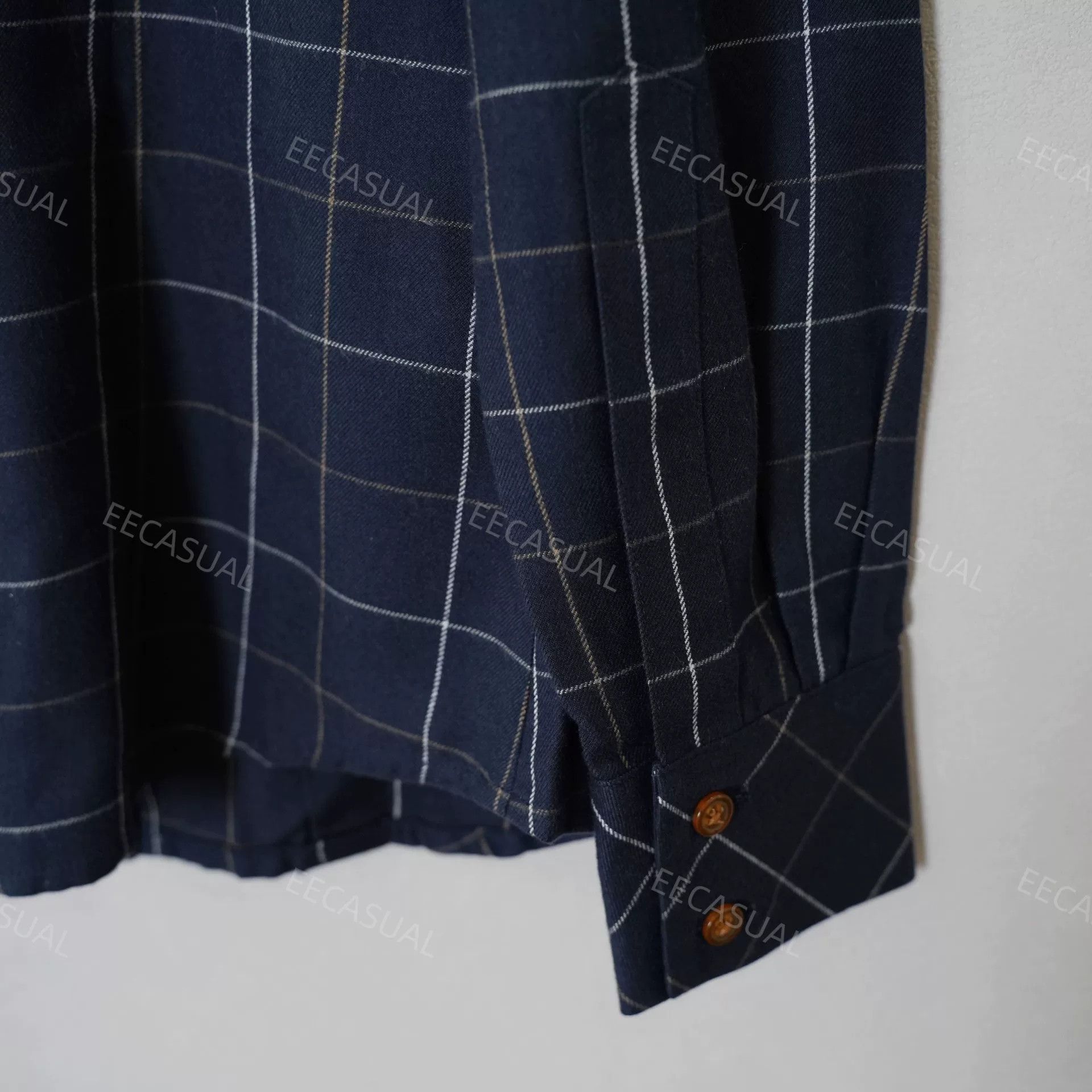 Vivienne Westwood Vivienne Westwood Navy Checkered Shirt Size L / US 10 / IT 46 - 5 Thumbnail