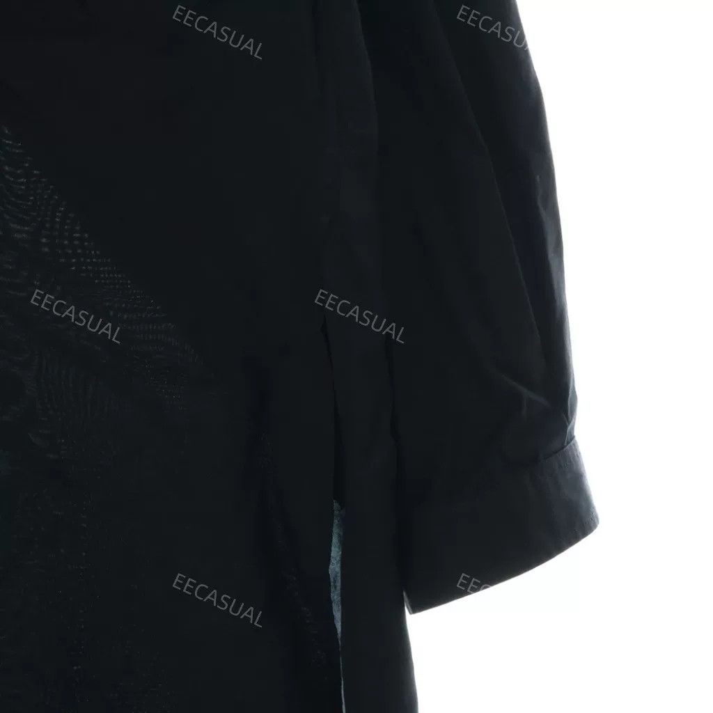 Yohji Yamamoto Yohji Yamamoto Black Logo Long Sleeve Shirt Size US L / EU 52-54 / 3 - 7 Thumbnail