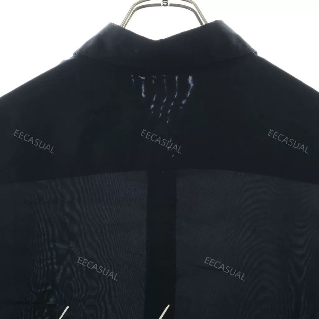 Yohji Yamamoto Yohji Yamamoto Black Logo Long Sleeve Shirt Size US L / EU 52-54 / 3 - 6 Thumbnail