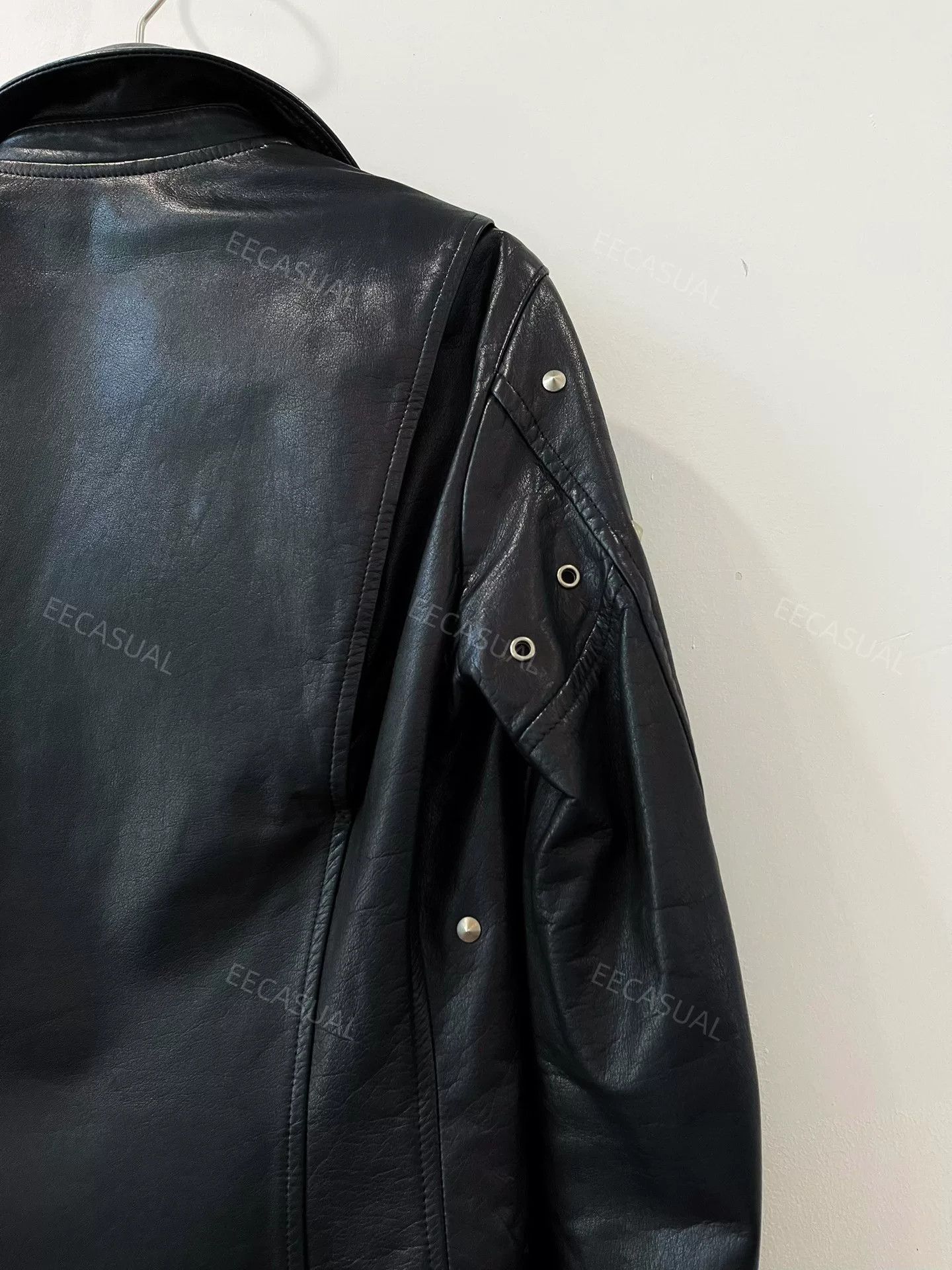 Junya Watanabe Junya Watanabe Black Studded Leather Jacket Size US S / EU 44-46 / 1 - 7 Thumbnail