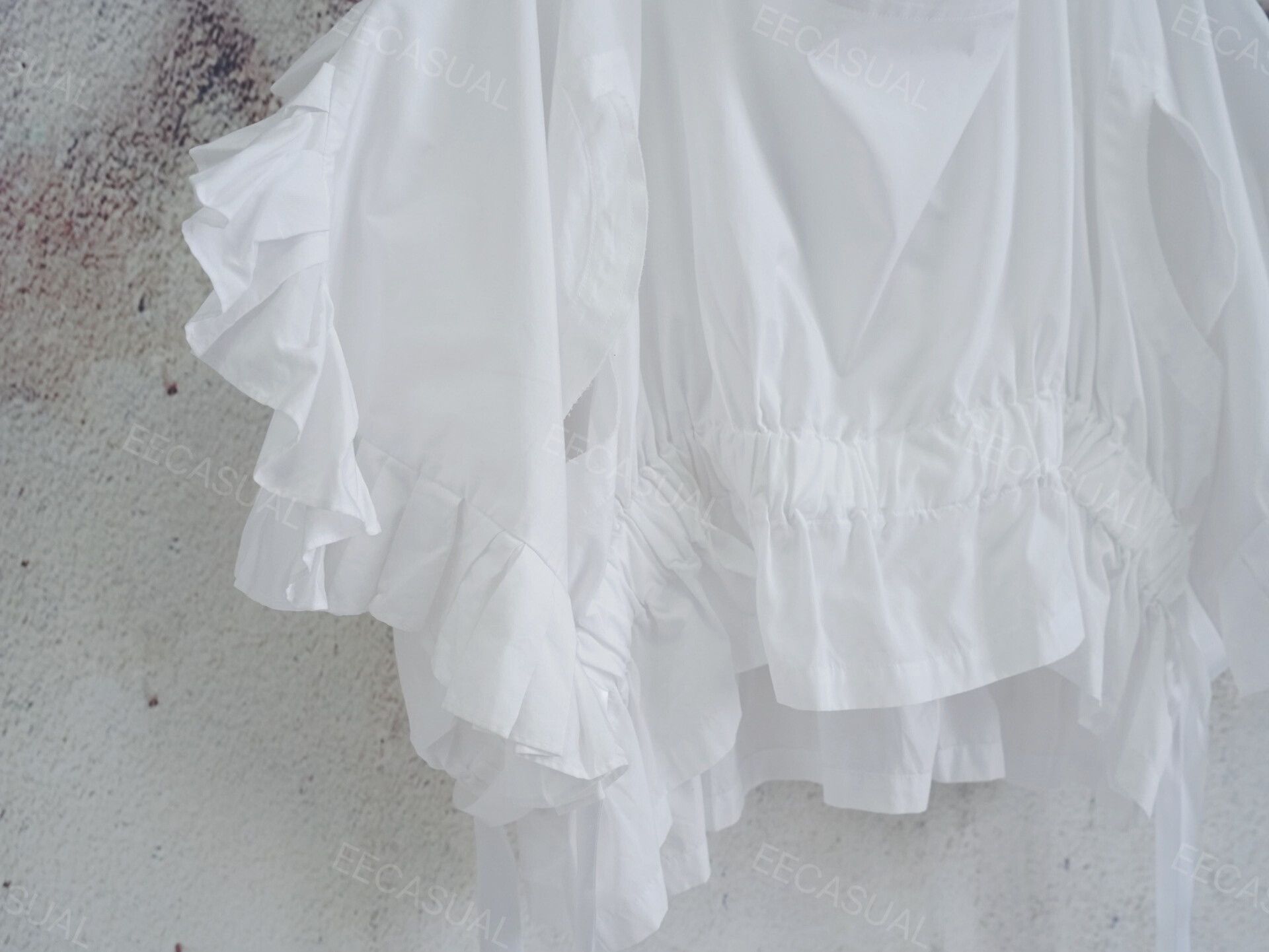Comme des Garcons White Ribbon Detail Shirt by Comme des Garçons Size S / US 4 / IT 40 - 5 Thumbnail