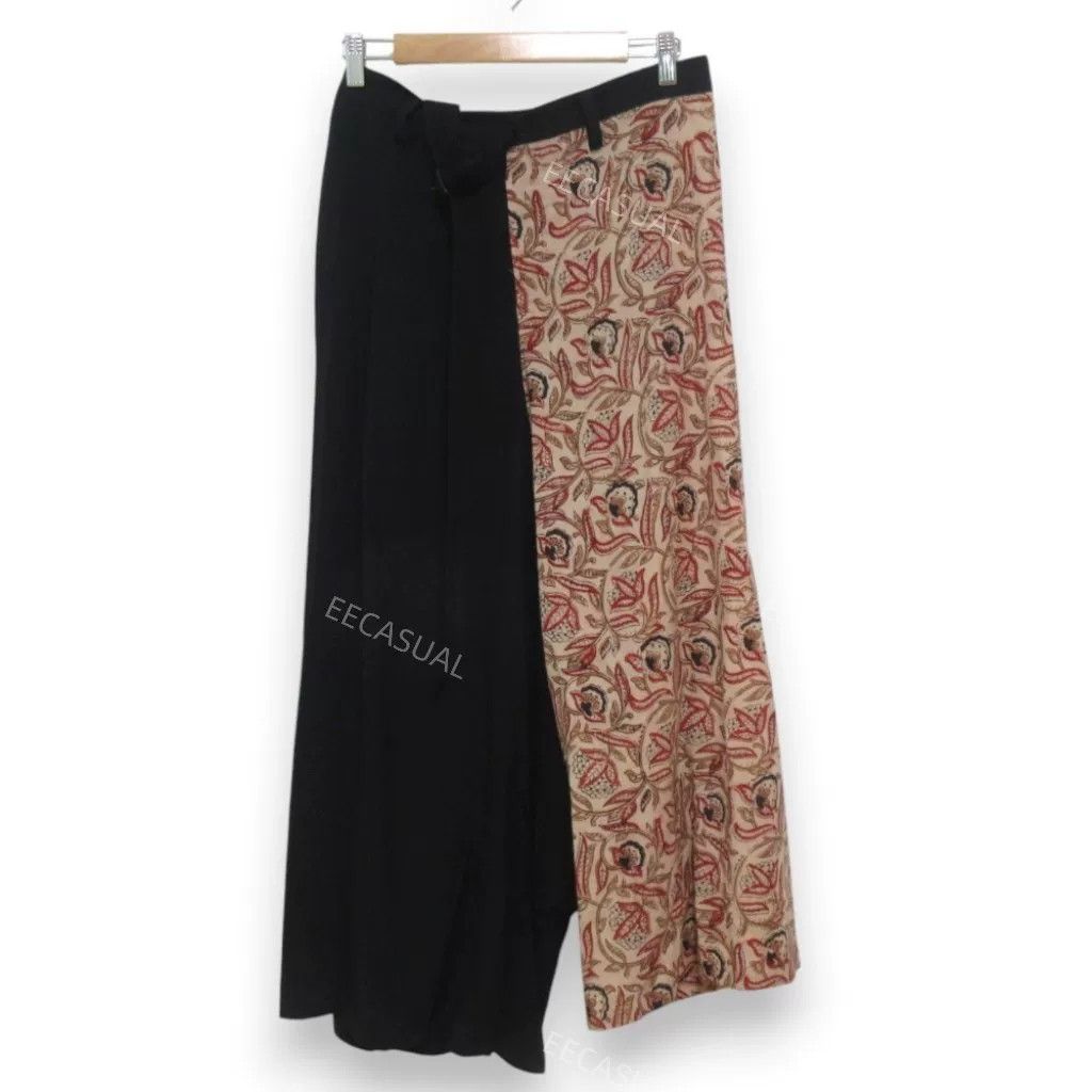 Y's Y's Yohji Yamamoto Asymmetrical Wide-Leg Pants Size 25" / US 0 / IT 36 - 2 Thumbnail