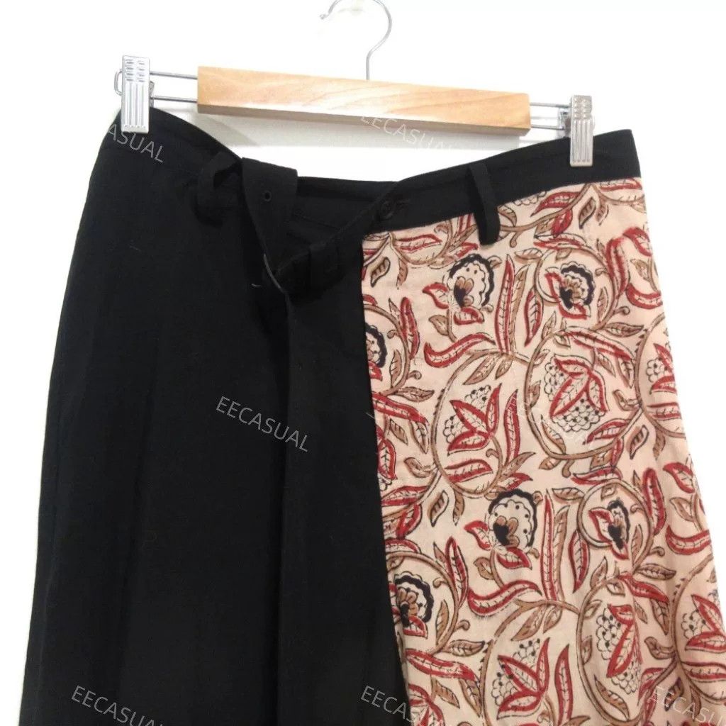 Y's Y's Yohji Yamamoto Asymmetrical Wide-Leg Pants Size 25" / US 0 / IT 36 - 4 Thumbnail