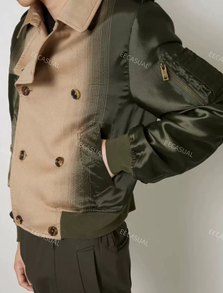 TAAKK TAAKK MA-1 Gradient Color Pocket Trench Jacket Size US M / EU 48-50 / 2 - 5 Thumbnail