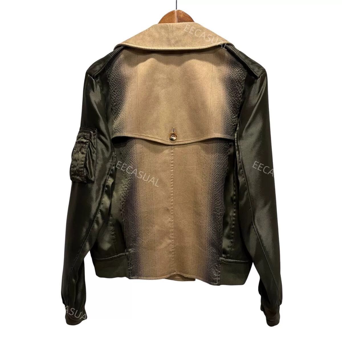 TAAKK TAAKK MA-1 Gradient Color Pocket Trench Jacket Size US M / EU 48-50 / 2 - 7 Thumbnail