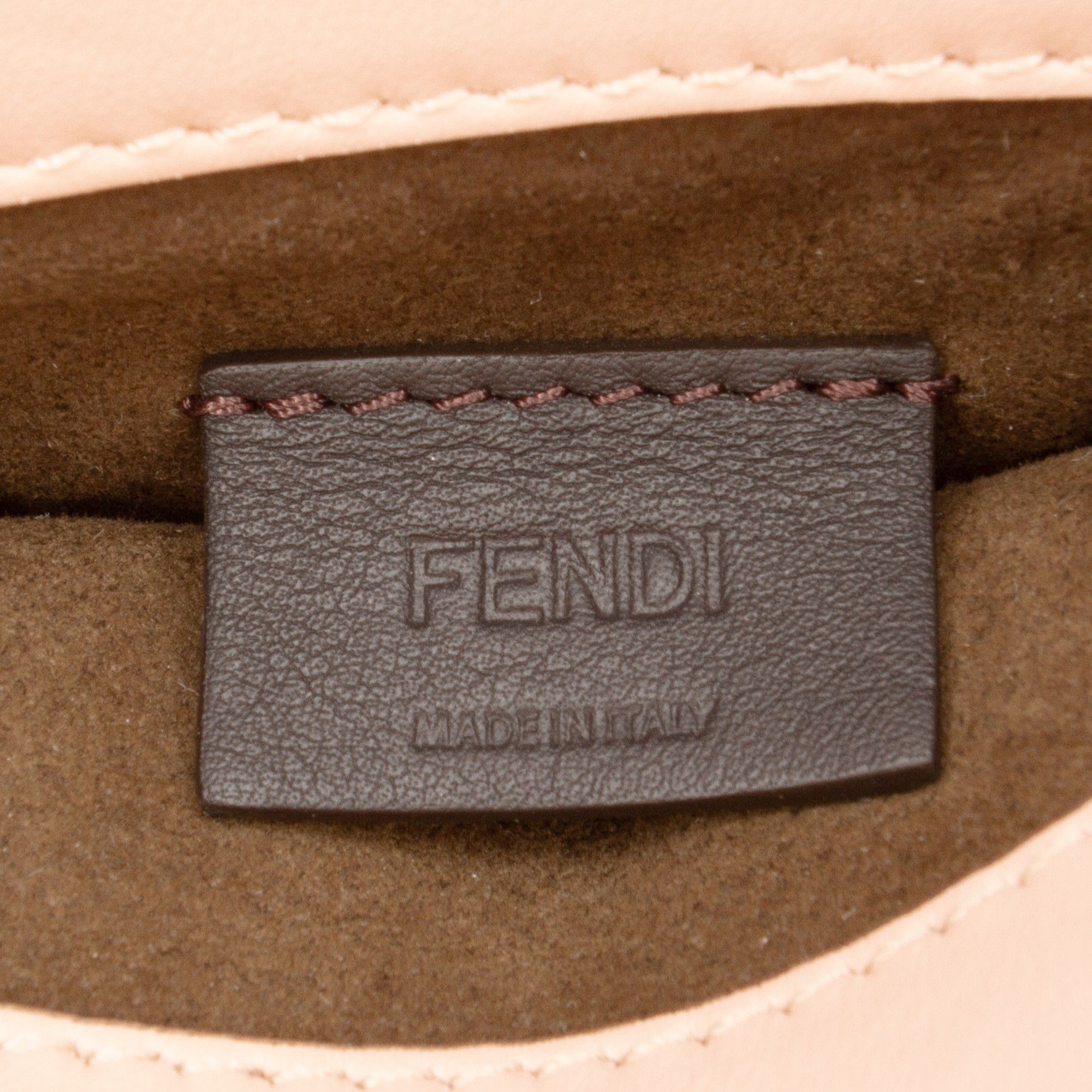 Fendi Fendi Mini Zucca Embossed Leather Sunshine Shopper Tote Size ONE SIZE - 5 Thumbnail