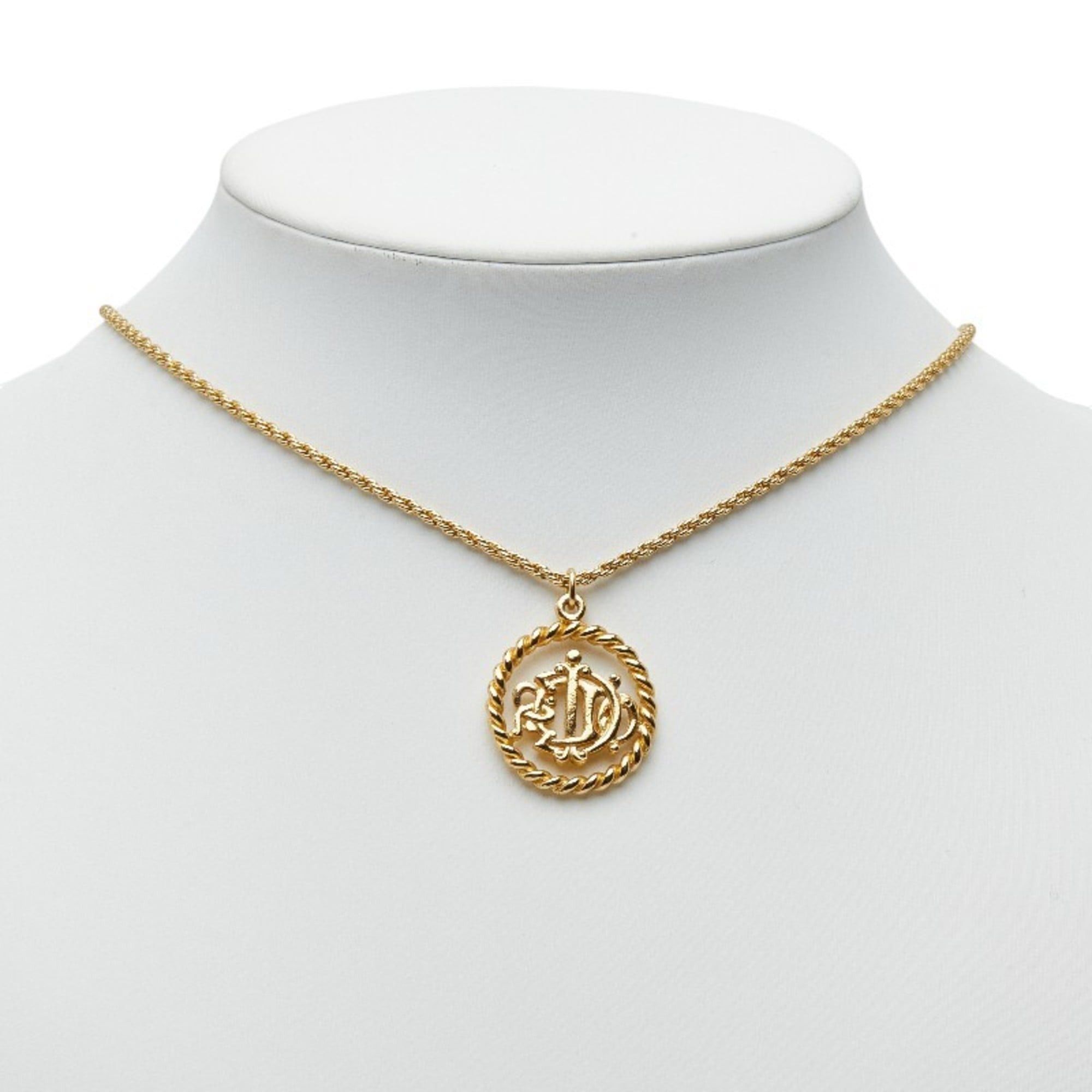 Dior Christian Dior Dior logo necklace, gold plated, for women. Size ONE SIZE - 7 Thumbnail