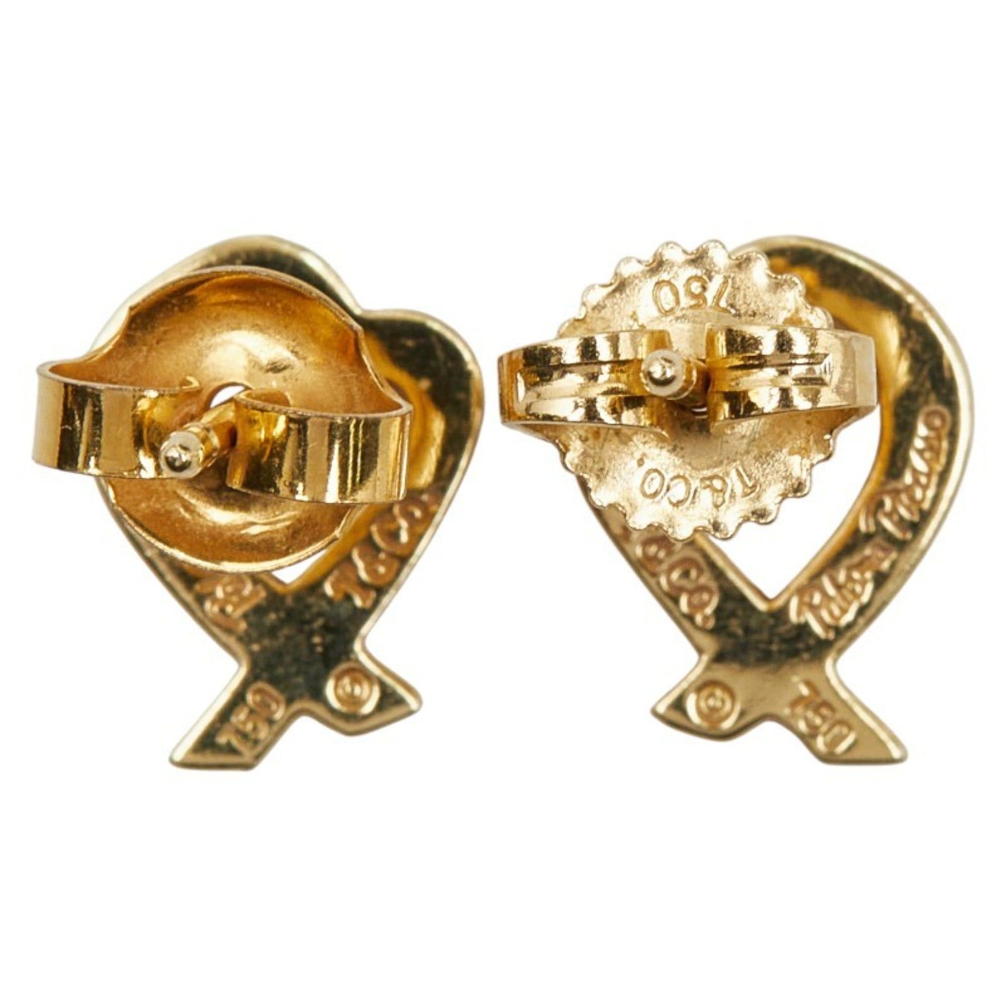 Tiffany & Co. Tiffany & Co. Loving Heart Earrings in 18K Yellow Gold for Women. TIFFANY Size ONE SIZE - 3 Thumbnail
