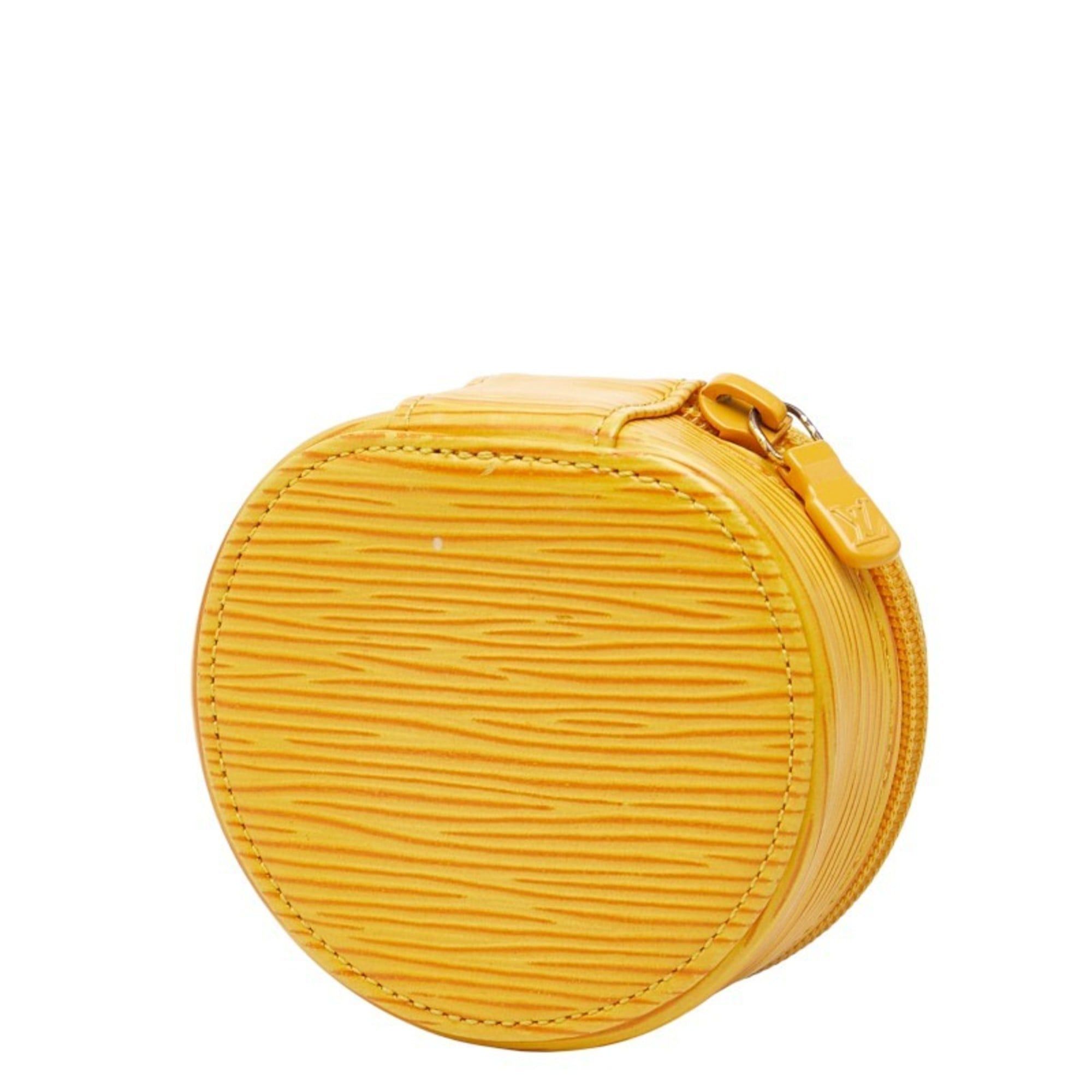 Louis Vuitton Louis Vuitton Epi Ecran Bijou 8 Pouch Jewelry Case/Accessory Case M48229 Jaune Yellow Leather Women's LOUIS VUITTON Size ONE SIZE - 2 Thumbnail