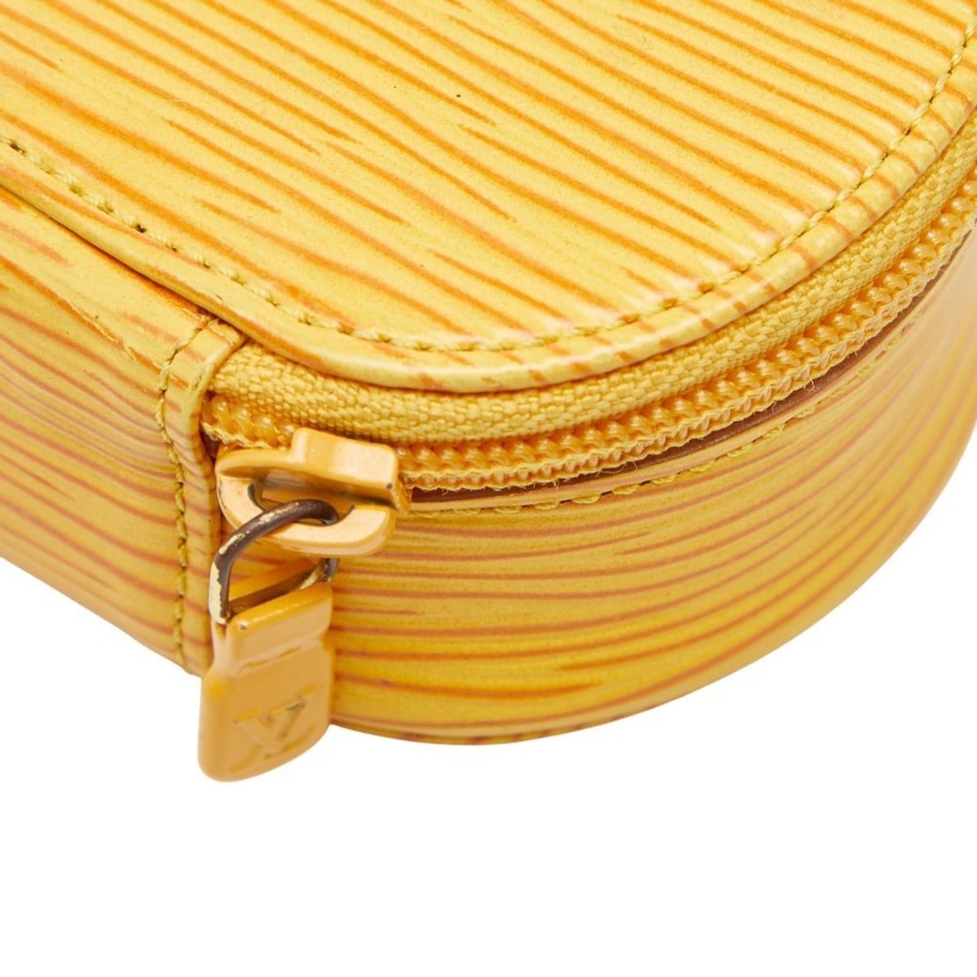 Louis Vuitton Louis Vuitton Epi Ecran Bijou 8 Pouch Jewelry Case/Accessory Case M48229 Jaune Yellow Leather Women's LOUIS VUITTON Size ONE SIZE - 6 Thumbnail