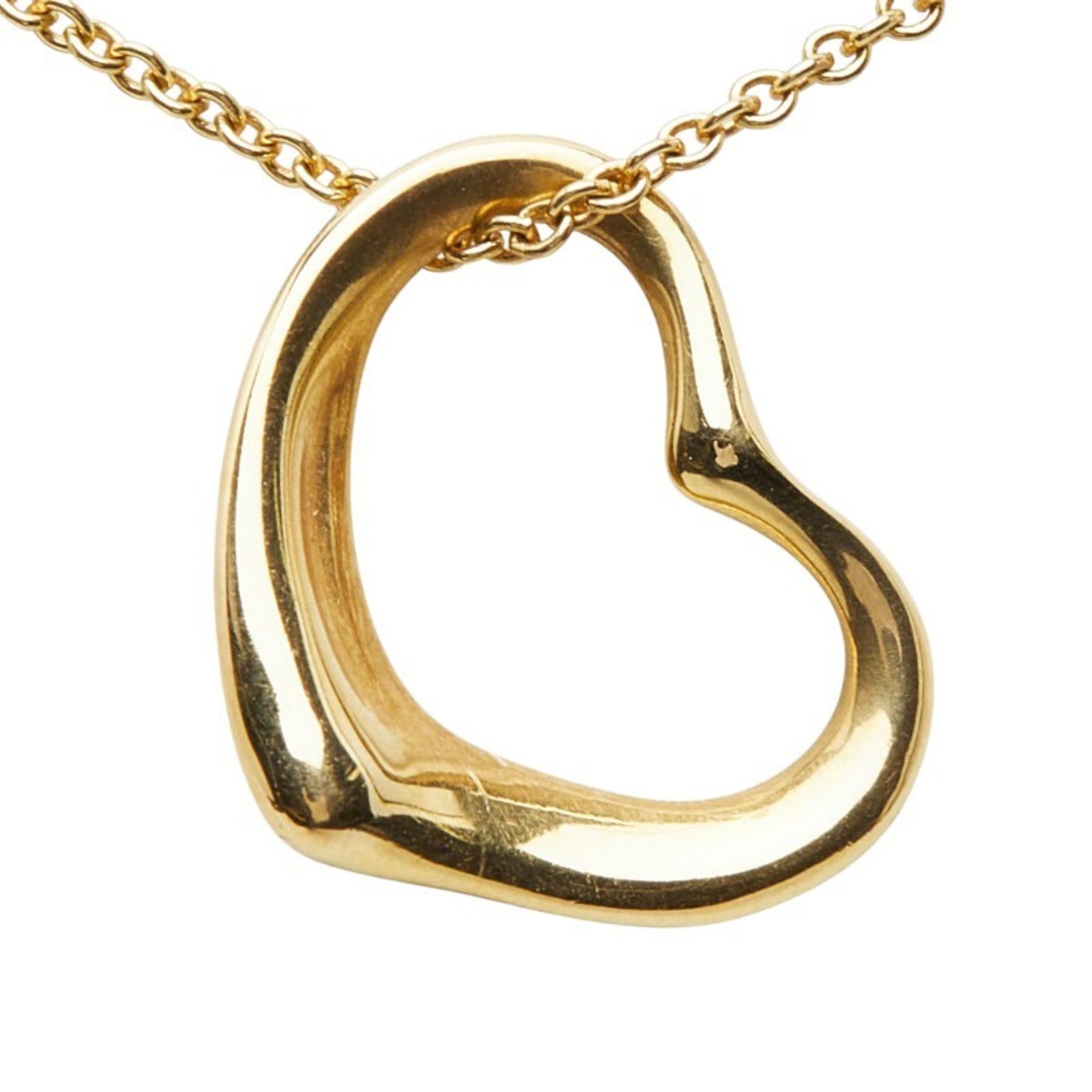 Tiffany & Co. Tiffany & Co. Open Heart Necklace in 18K Yellow Gold for Women. Size ONE SIZE - 2 Thumbnail
