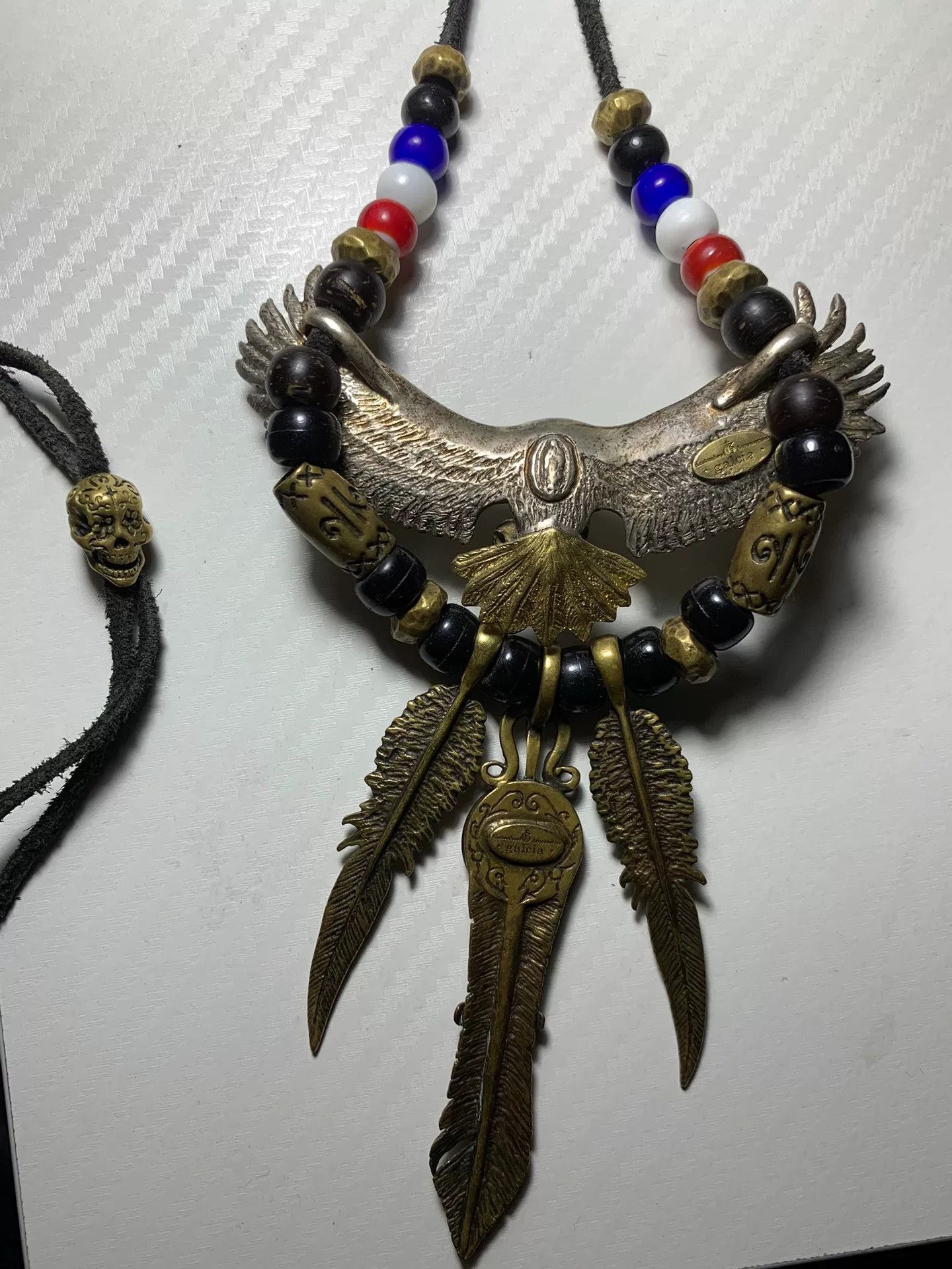 Vintage Vintage Eagle Pendant with Adjustable Necklace Size ONE SIZE - 5 Thumbnail