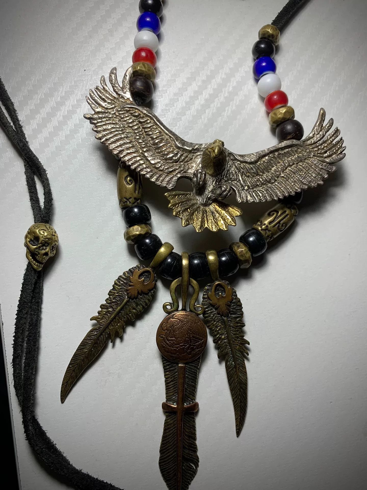 Vintage Vintage Eagle Pendant with Adjustable Necklace Size ONE SIZE - 2 Thumbnail