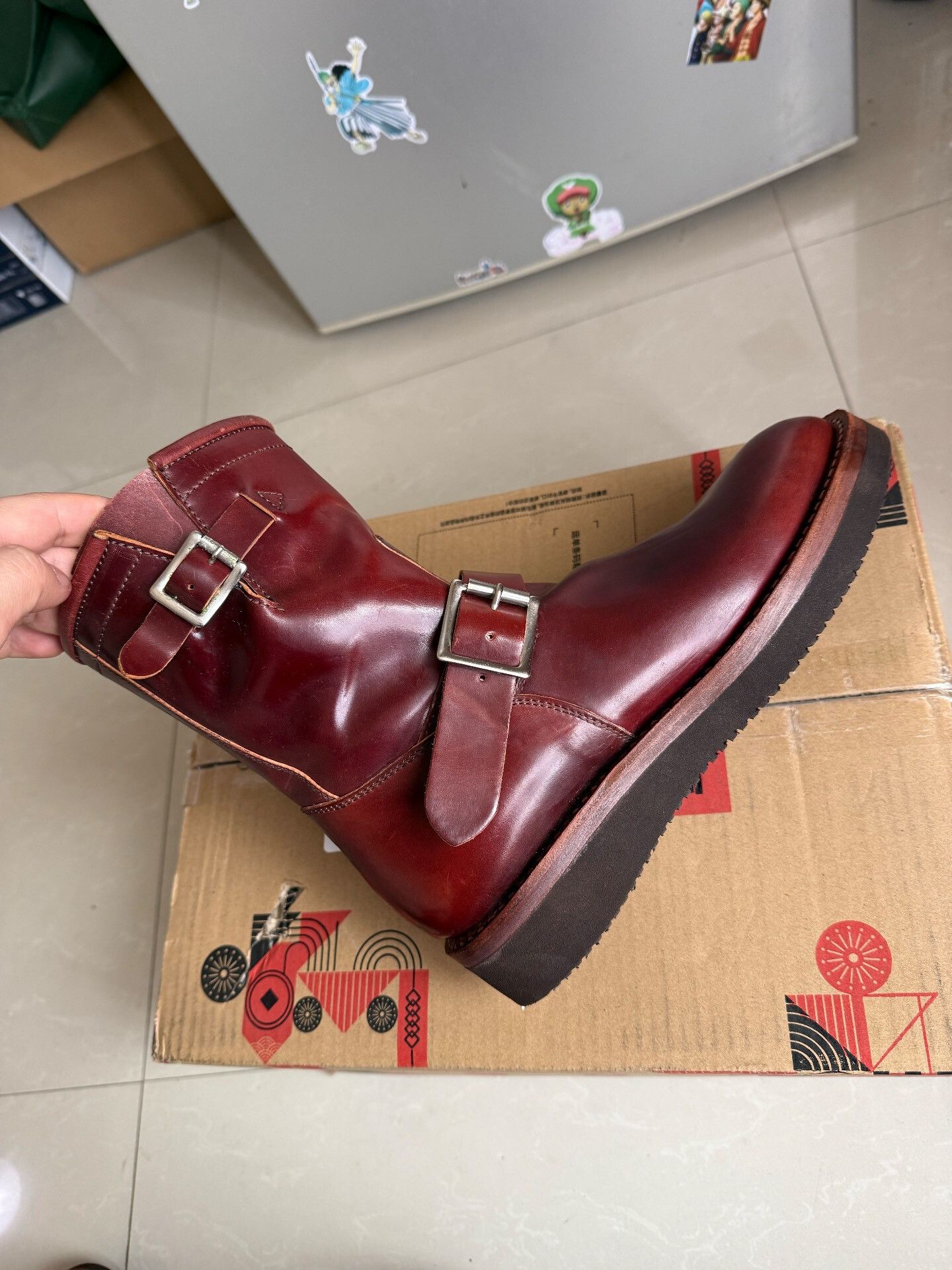Other Holwen Genuine Leather Engineer Boots Size US 6 / EU 39 - 4 Thumbnail