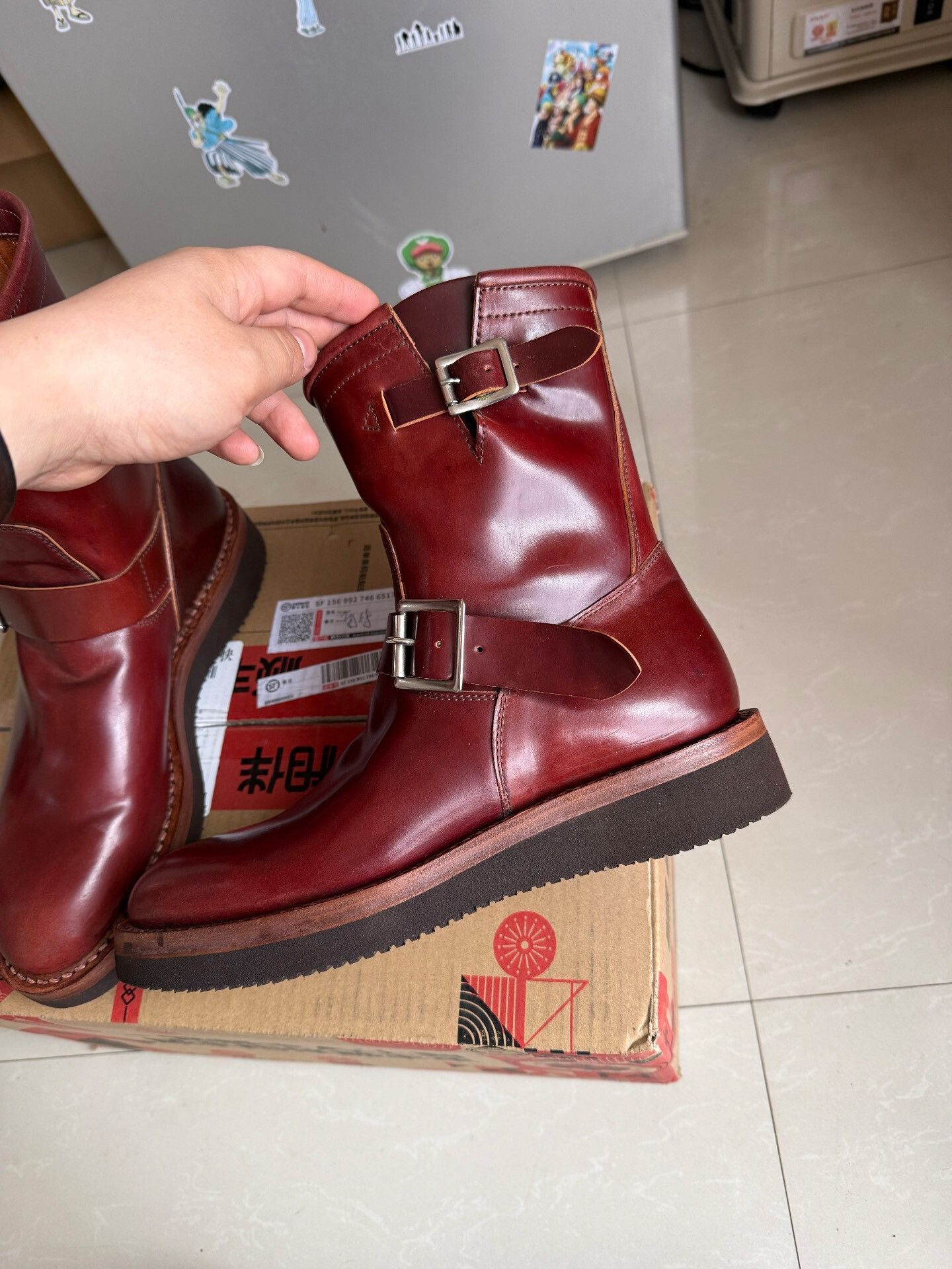 Other Holwen Genuine Leather Engineer Boots Size US 6 / EU 39 - 2 Thumbnail