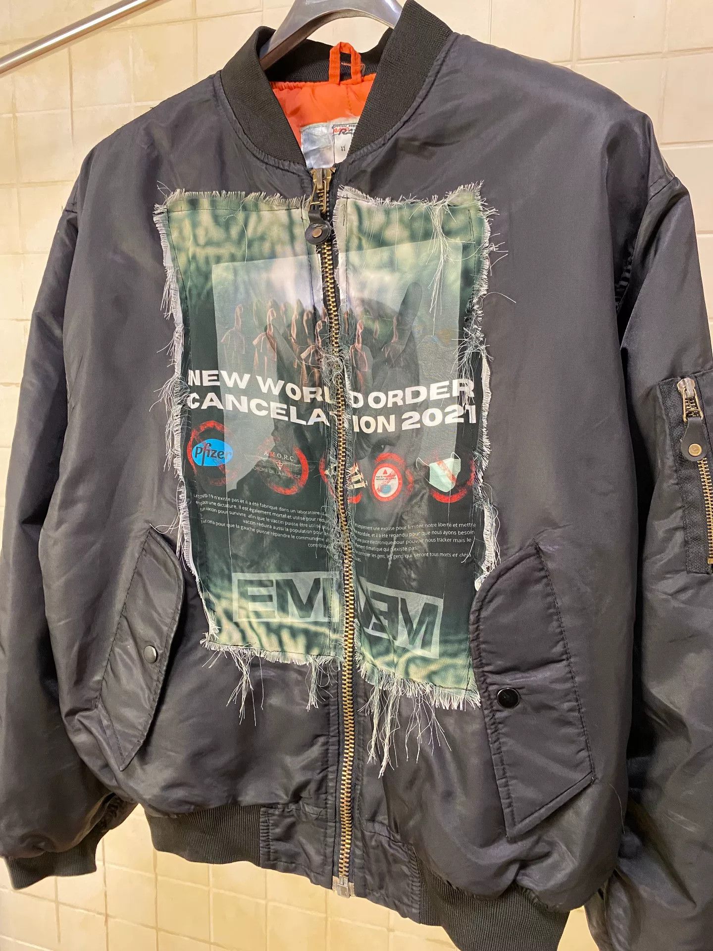 Vintage Coucoubebe MA-1 Bomber Jacket Size US M / EU 48-50 / 2 - 3 Thumbnail