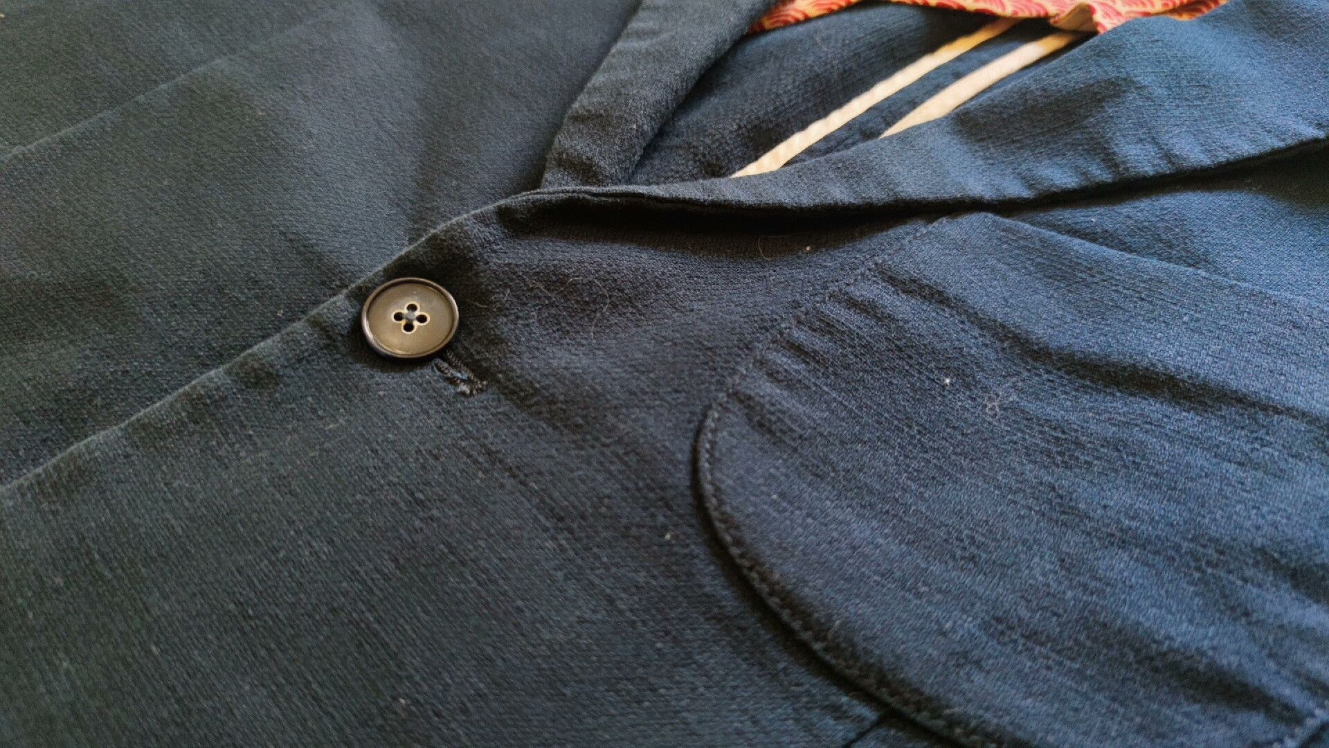 Other Handmade Blue Dye Suit with Wave Lining Size US S / EU 44-46 / 1 - 4 Thumbnail