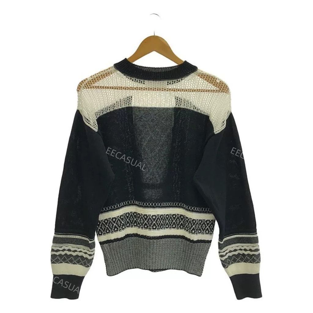 Other Mame Kurogouchi Black Lace Sweater Size S / US 4 / IT 40 - 2 Thumbnail