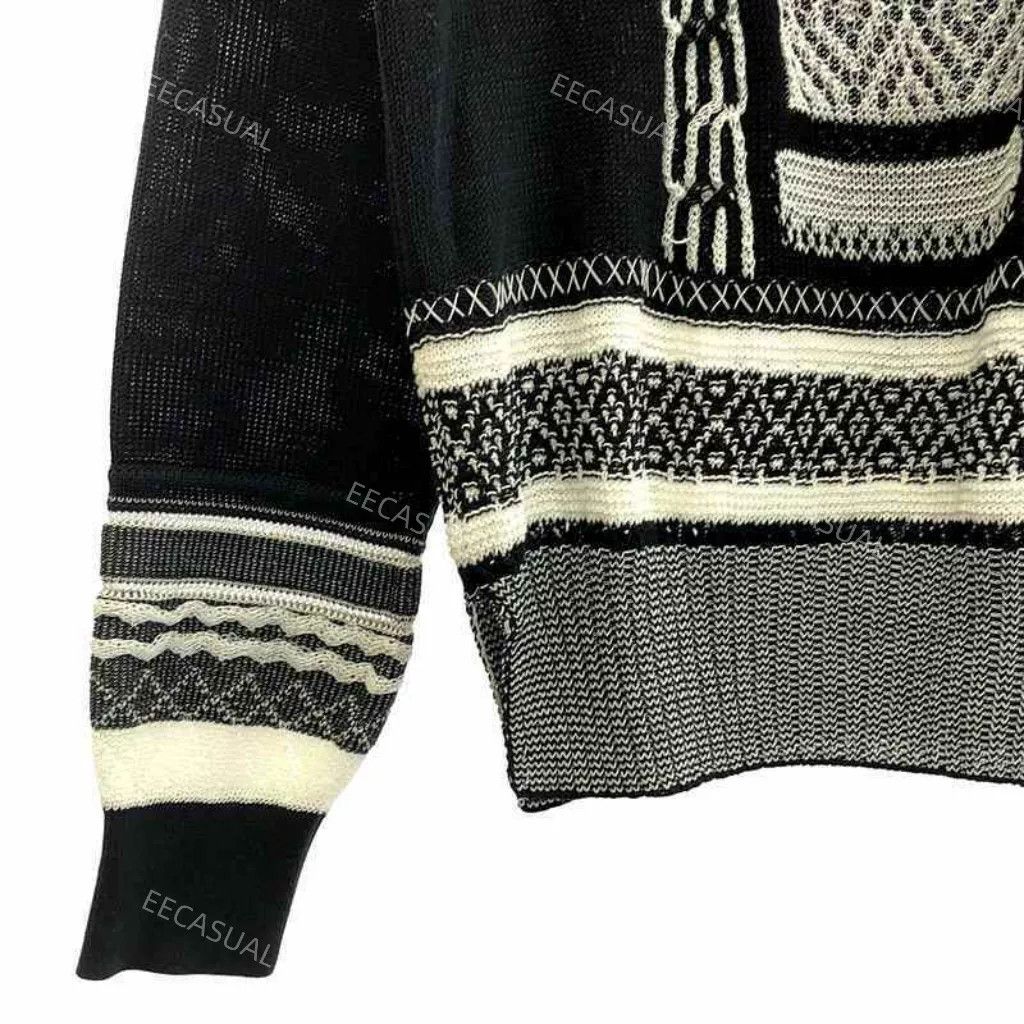 Other Mame Kurogouchi Black Lace Sweater Size S / US 4 / IT 40 - 3 Thumbnail