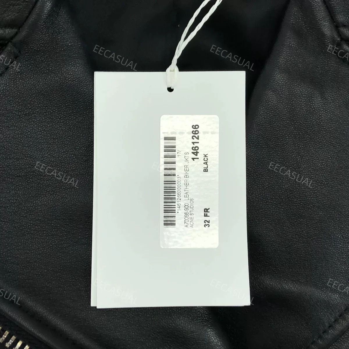 Acne Studios Black Leather Biker Jacket for Women Size XXS / US 00 / IT 34 - 9 Thumbnail