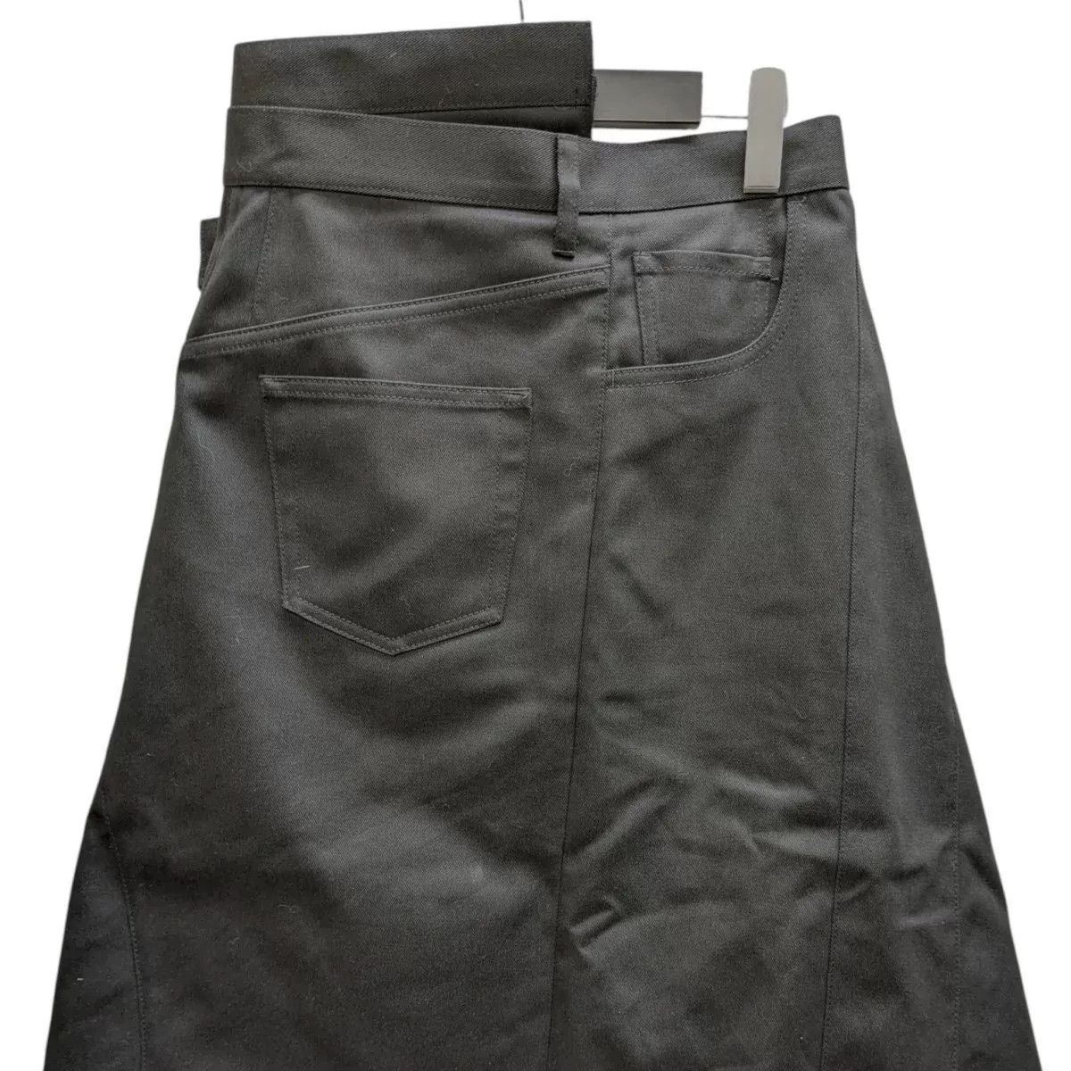 Junya Watanabe Junya Watanabe Black Deconstructed Denim Skirt Size 24" / US 00 / IT 34 - 5 Thumbnail
