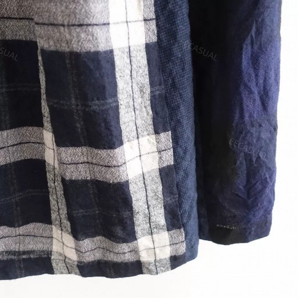 Pas de Calais Pas de Calais Check Pattern Shirt Size XS / US 0-2 / IT 36-38 - 9 Thumbnail