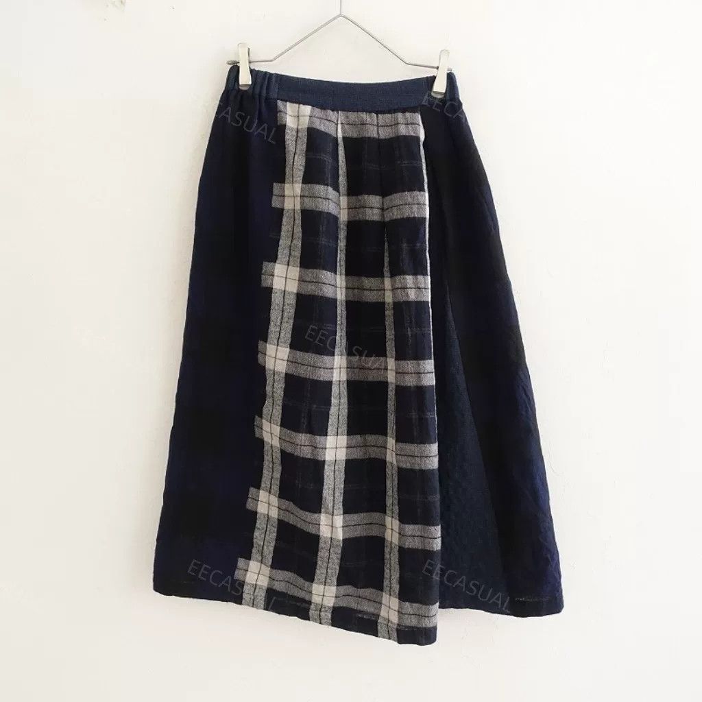 Pas de Calais Pas de Calais Check Pattern Shirt Size XS / US 0-2 / IT 36-38 - 2 Thumbnail