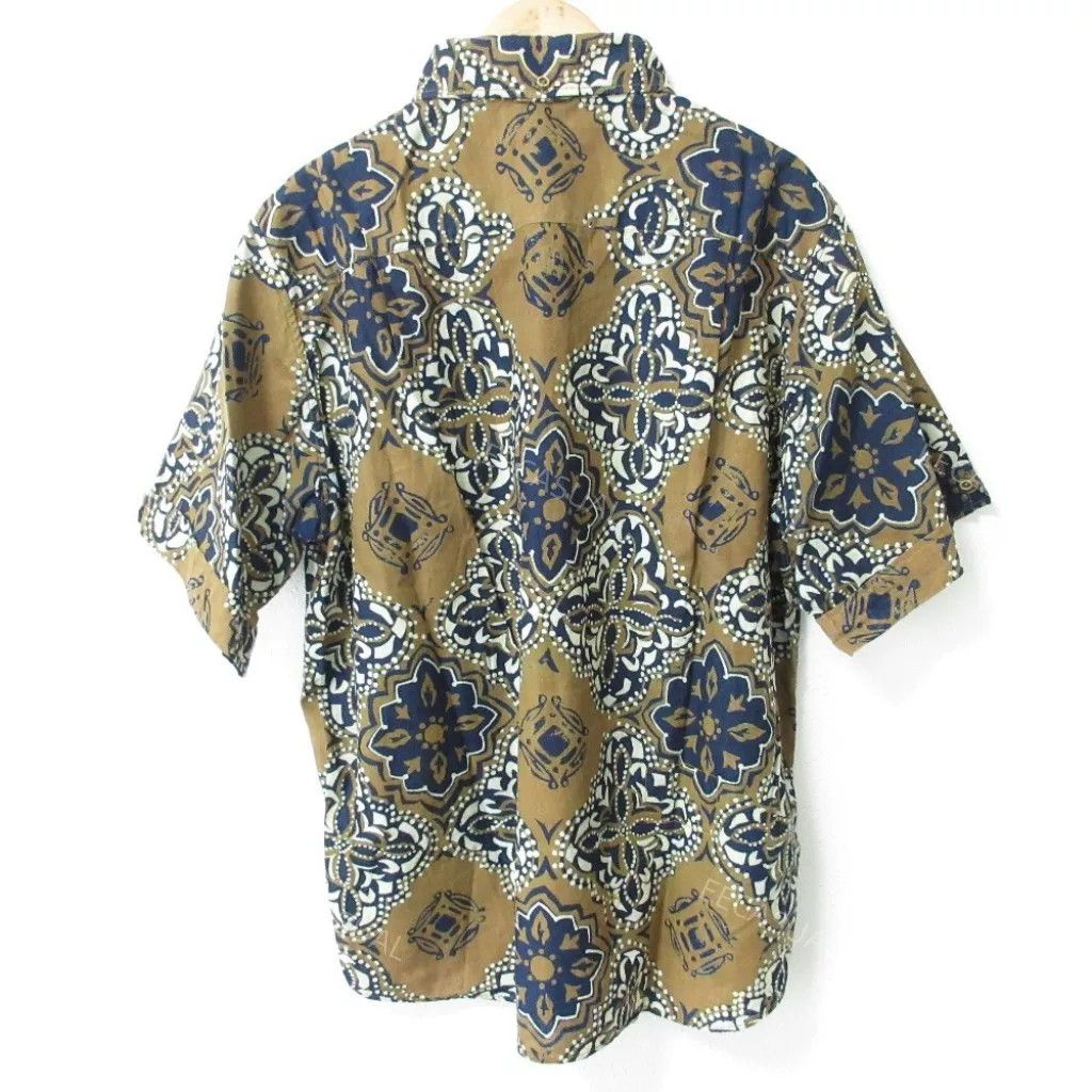 45rpm Wax Dye Printed Short Sleeve Shirt Size US M / EU 48-50 / 2 - 2 Thumbnail