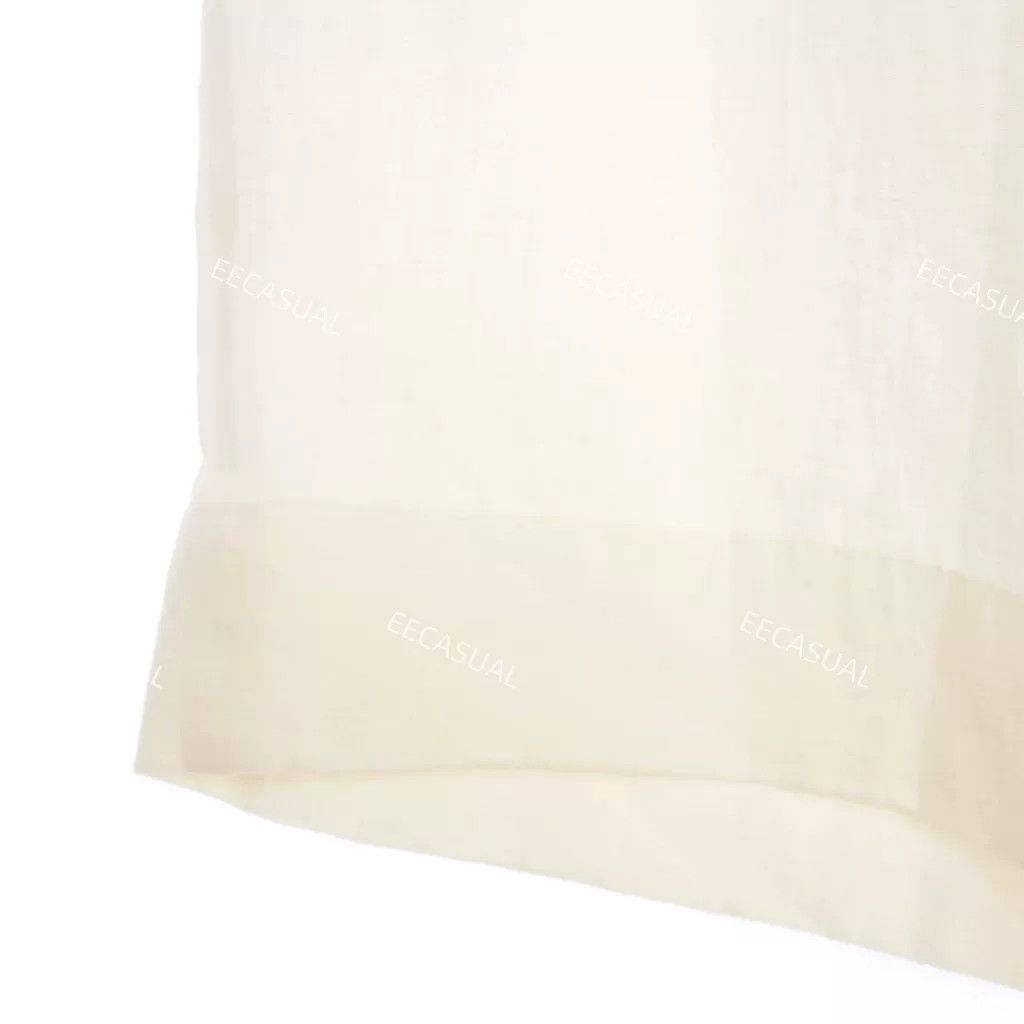 Ground Y Yohji Yamamoto White Linen Wide-Leg Pants Size 27" / US 4 / IT 40 - 8 Thumbnail